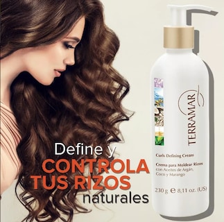 Foto 3 | Crema Terramar Para Peinar Cabello Rizado Original Desenreda