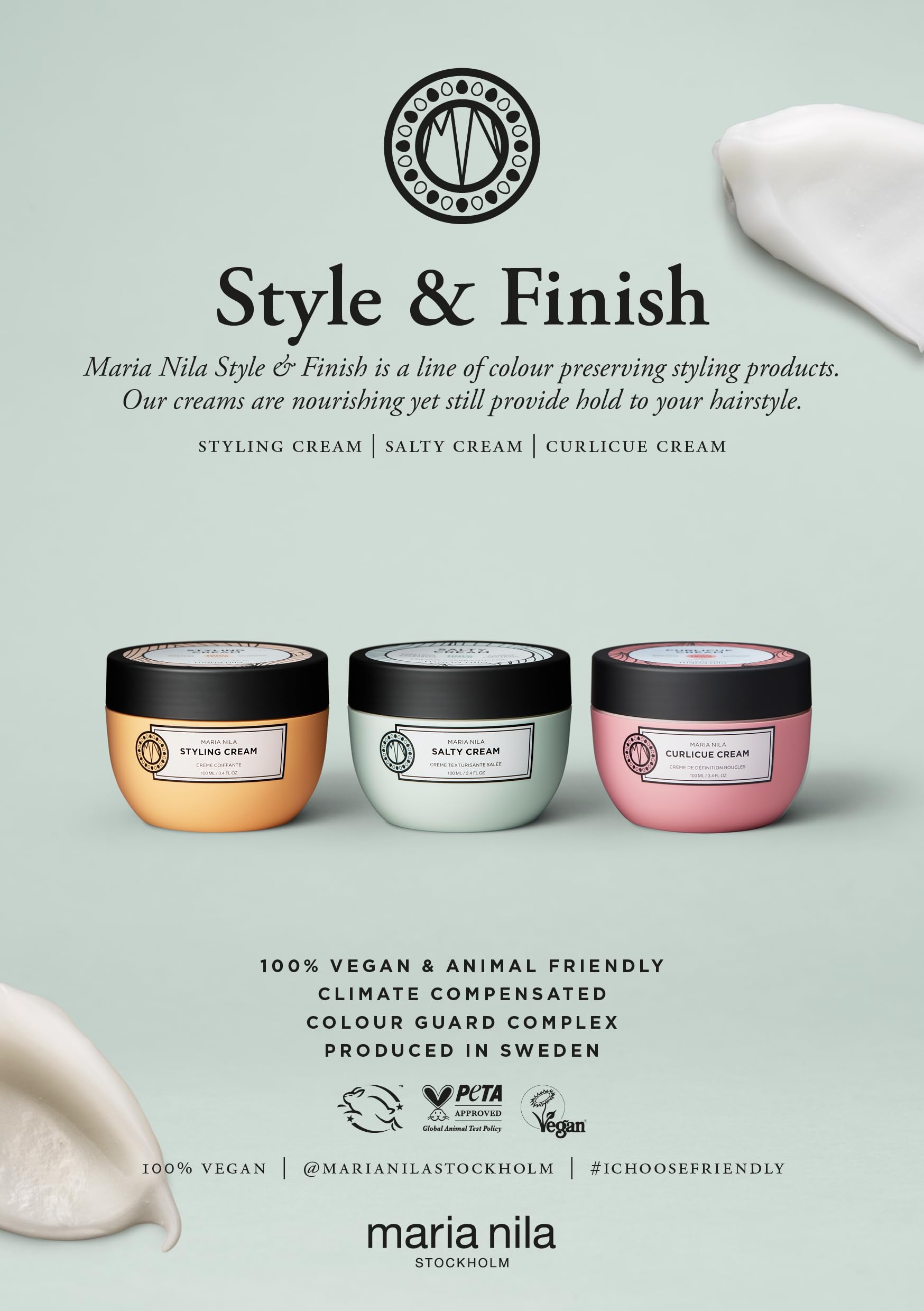 Foto 4 pulgar | Crema Capilar Maria Nila Salty Cream 100% Vegana 100 Ml - Venta Internacional.