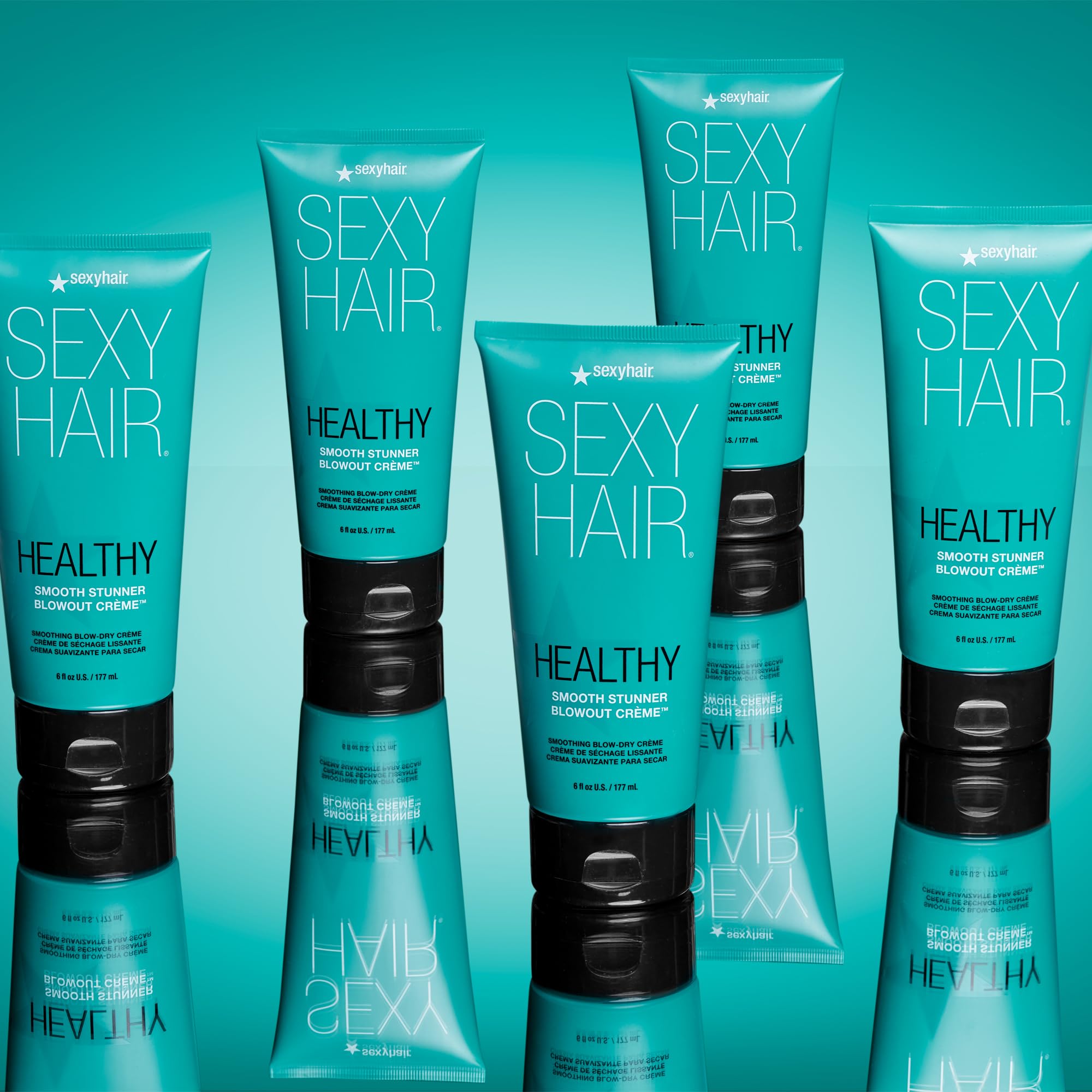 Foto 6 pulgar | Crema Blowout Sexyhair Healthy Smooth Stunner 180 Ml - Venta Internacional.