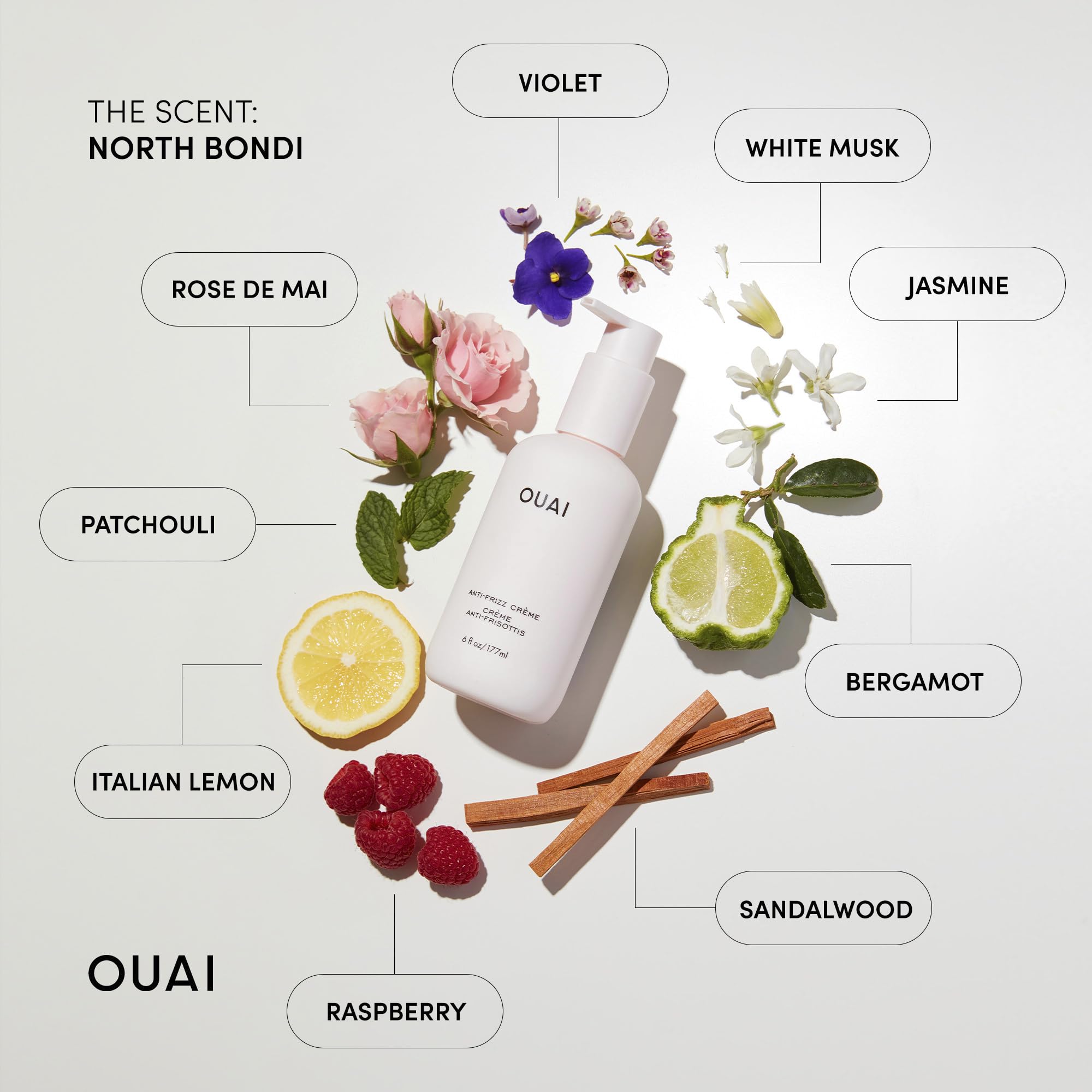 Foto 6 pulgar | Crema Anti Frizz OUAI con Protección Térmica  - Venta Internacional