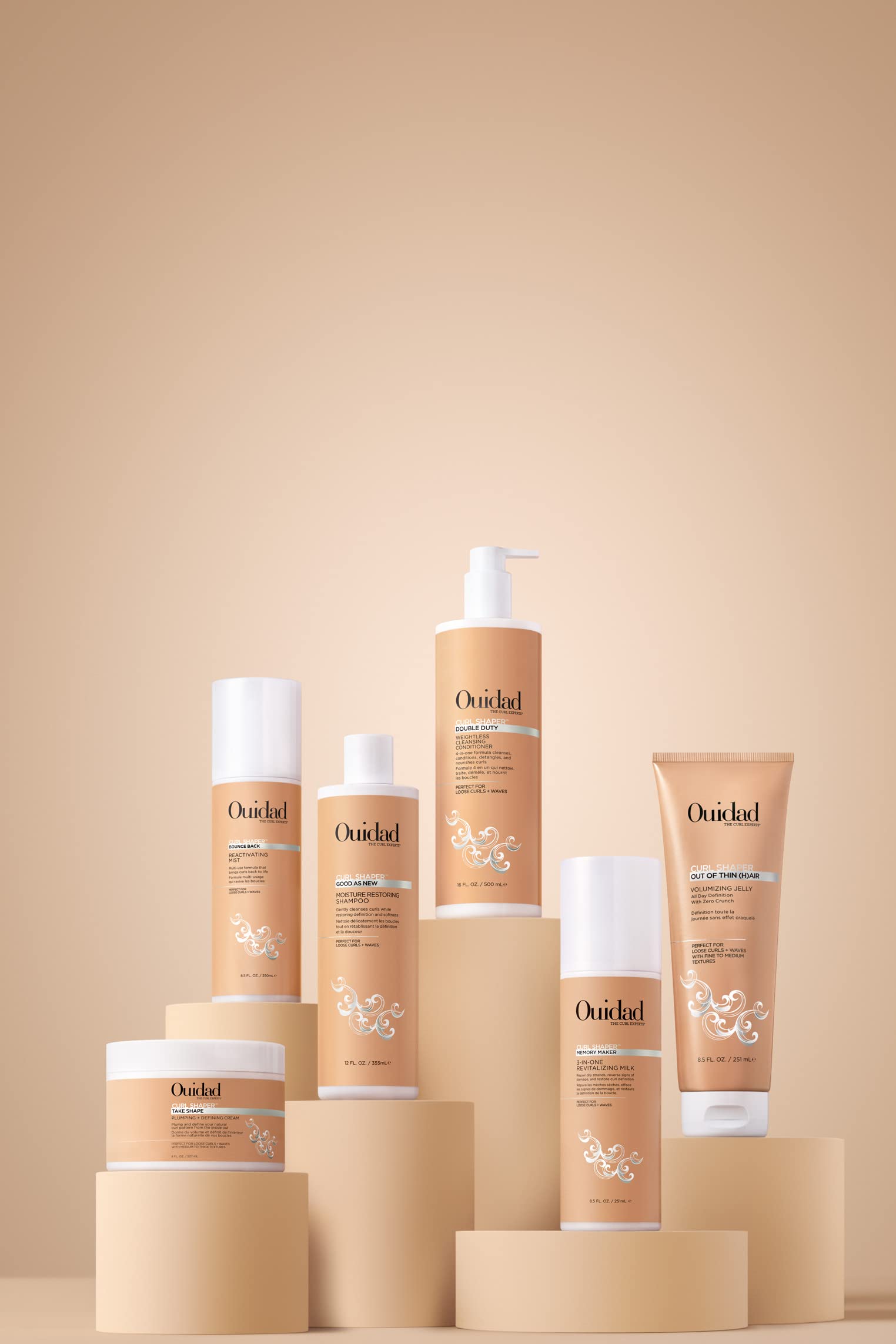 Foto 7 pulgar | Leche Revitalizante Ouidad Curl Shaper Memory Maker 250 Ml - Venta Internacional.