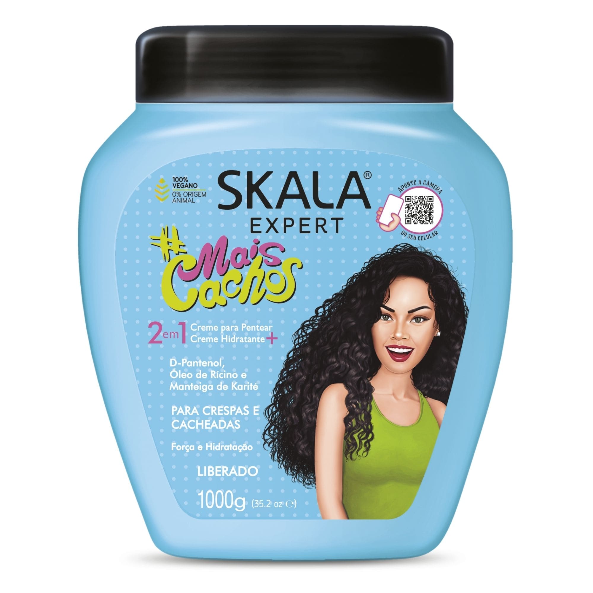 Foto 2 pulgar | Crema Skala Rizos Tratamiento para Peinar Cabello Rizado 1kg