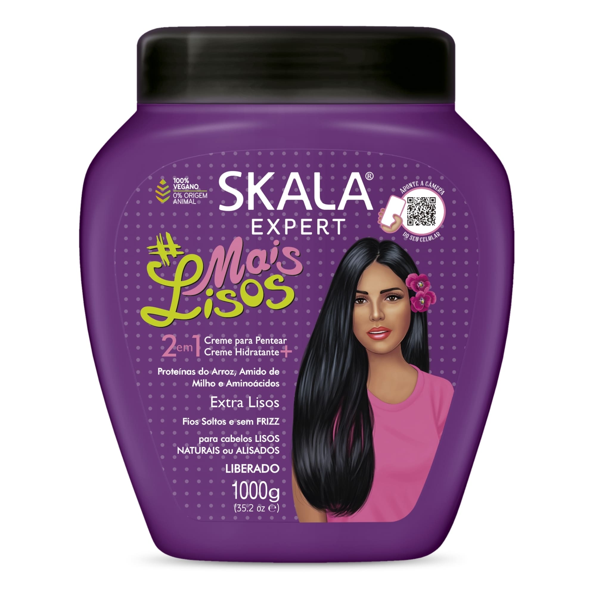 Foto 2 pulgar | Crema para Peinar Skala Cabello Lacio 1kg
