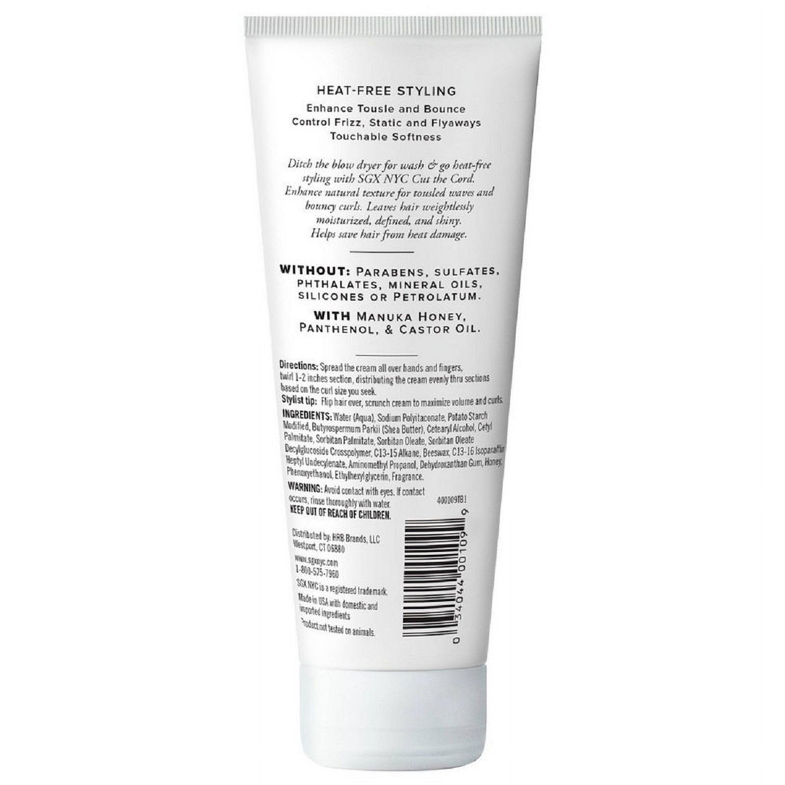 Foto 3 | Crema Para Peinar Sgx Nyc Cut The Cord Finger Twirl 200 Ml, Color Beige - Venta Internacional.