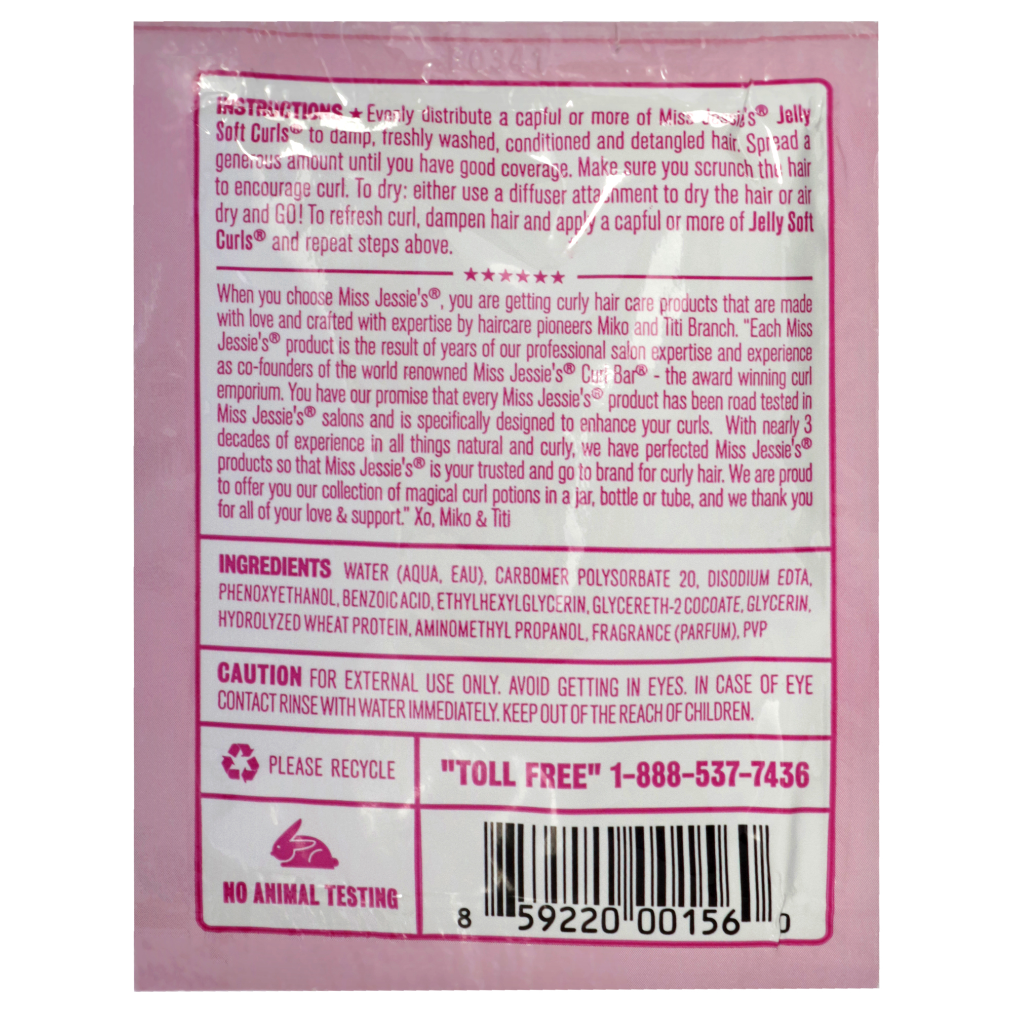 Foto 3 pulgar | Gel Miss Jessies Jelly Soft Curl 30 Ml - Venta Internacional.