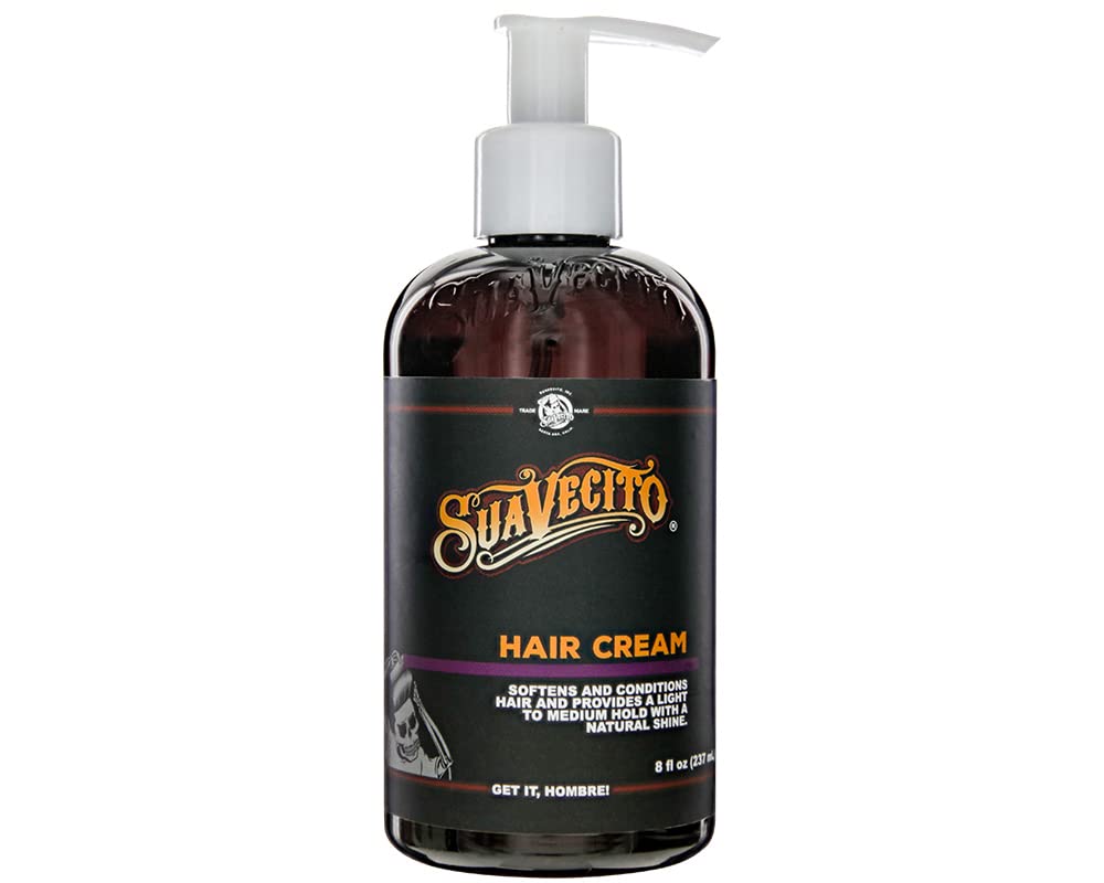 Crema Capilar Suavecito Medium Shine Light Hold, Botella Dosificadora De 240 Ml - Venta Internacional.