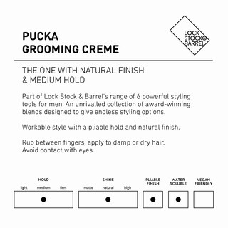 Foto 5 | Grooming Creme Lock Stock & Barrel Pucka, 100 G, Para Hombre - Venta Internacional.