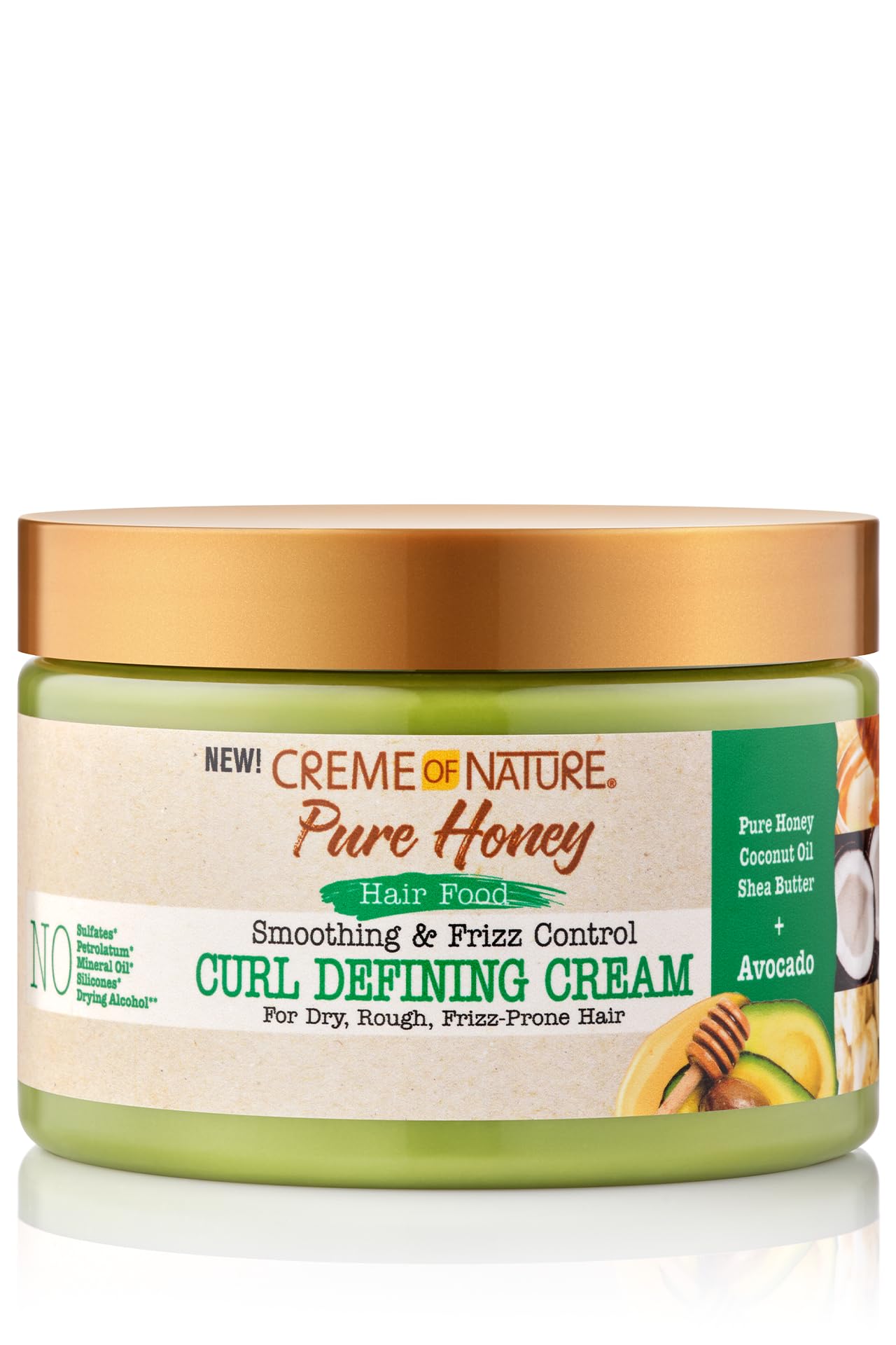 Crema Capilar Creme Of Nature Avocado Curl 340 Ml Para Cabello Rizado - Venta Internacional.