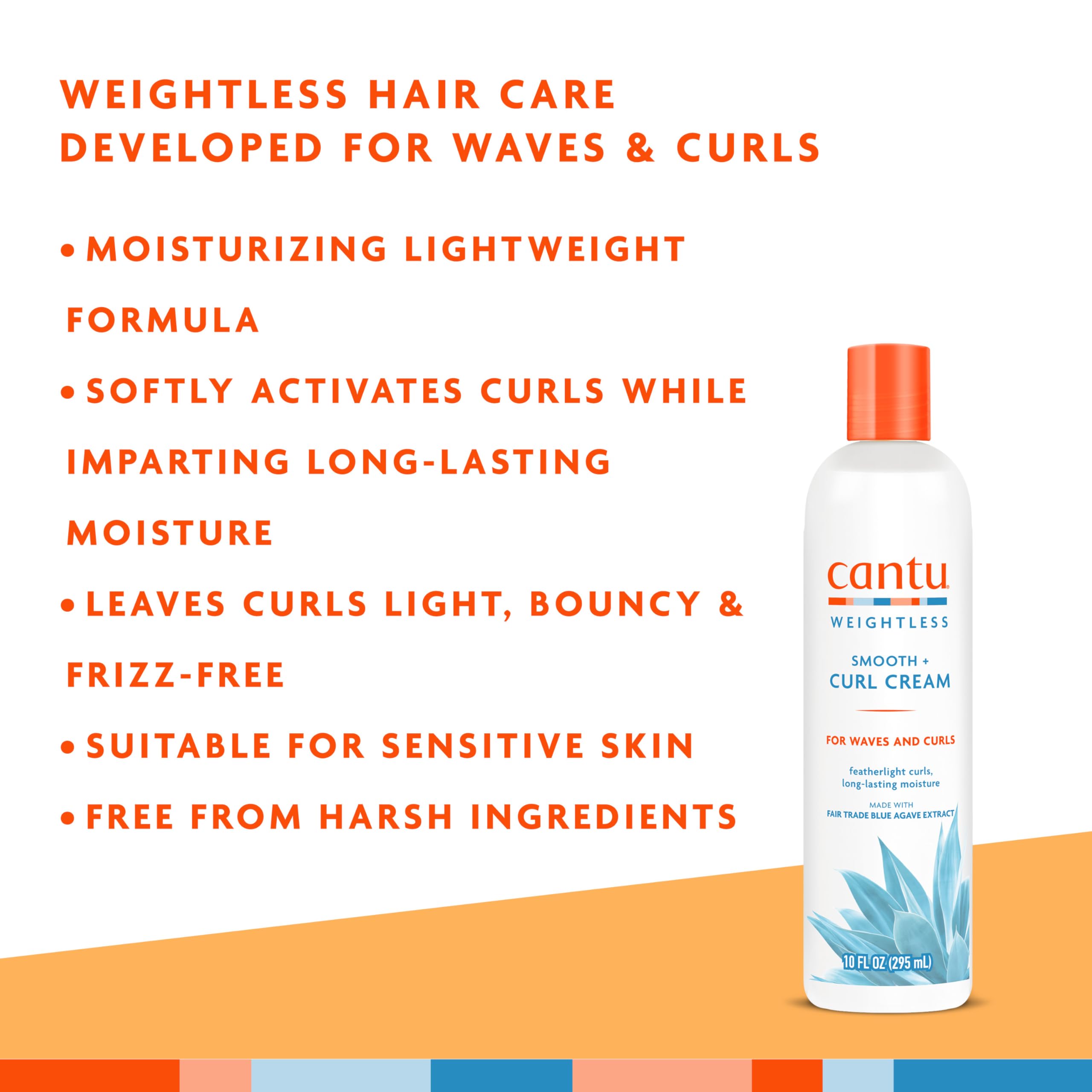 Foto 4 pulgar | Crema Cantu Weightless Smooth + Curl 300 Ml - Venta Internacional.