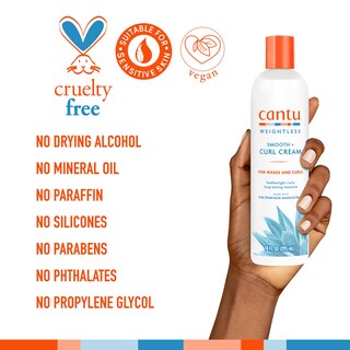 Foto 5 | Crema Cantu Weightless Smooth + Curl 300 Ml - Venta Internacional.