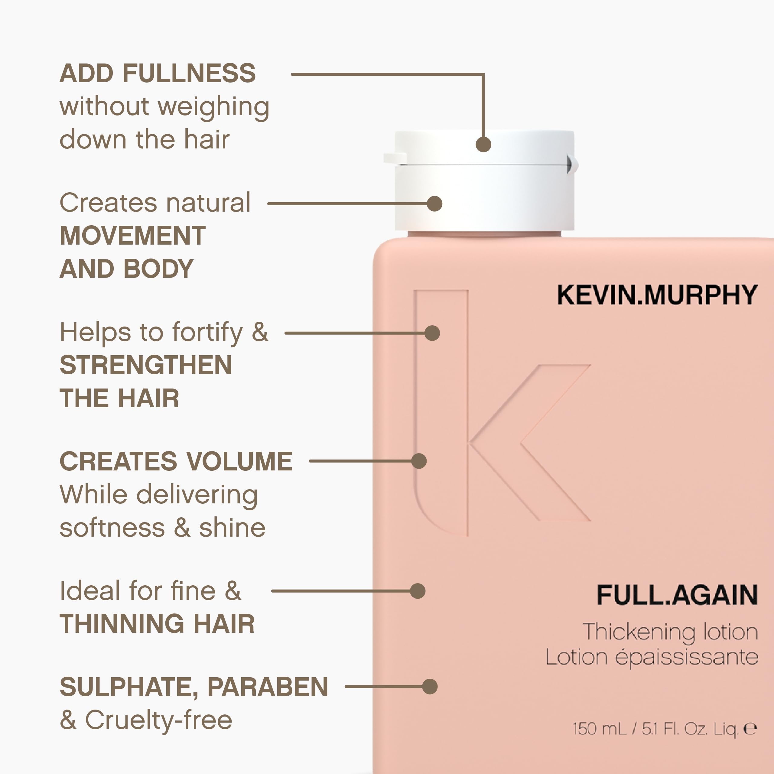 Foto 5 pulgar | Loción Kevin Murphy Full Again 150 Ml - Venta Internacional.