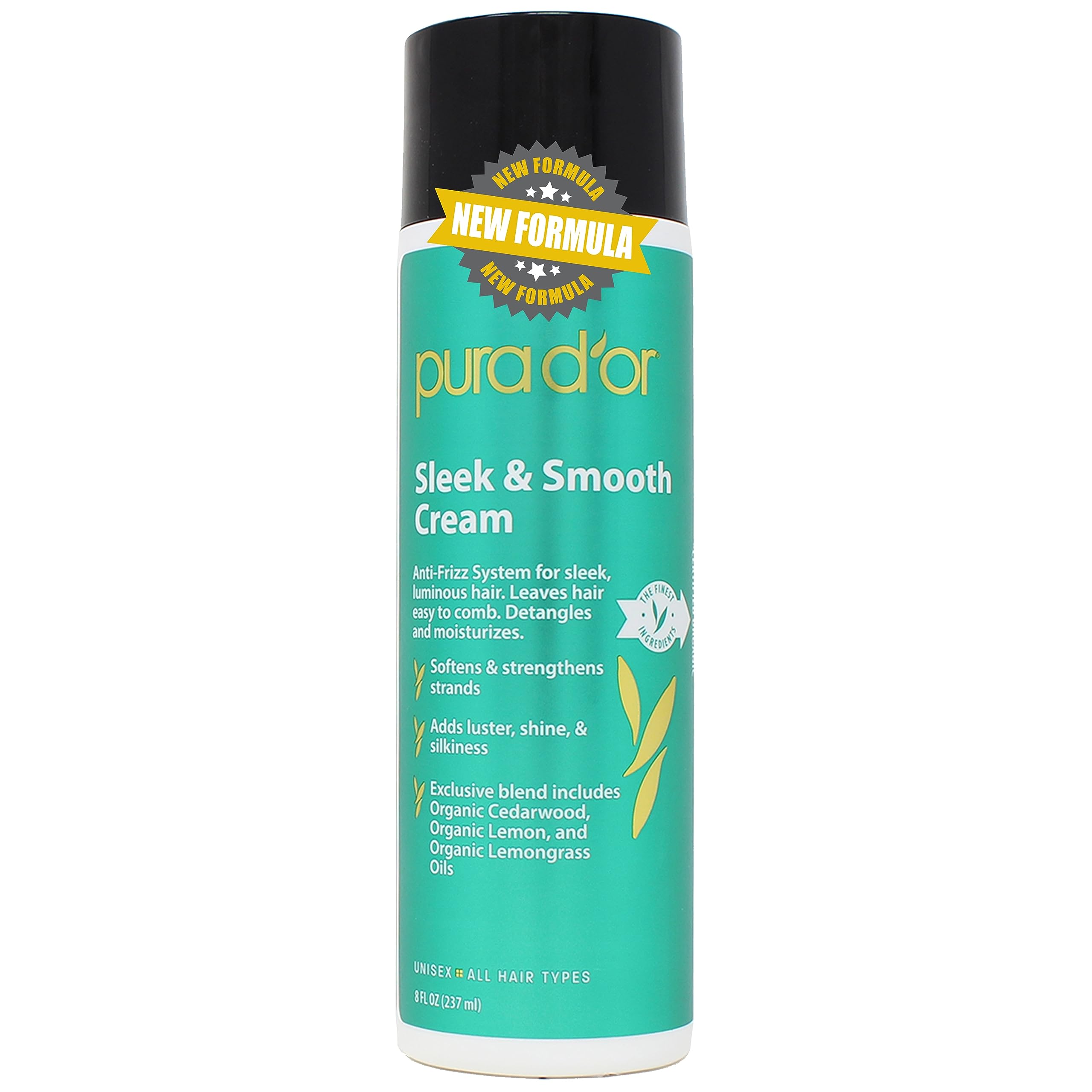 Foto 2 pulgar | Crema Pura D'or Sleek & Smooth Antiencrespamiento 240 Ml Con Aloe Vera - Venta Internacional.