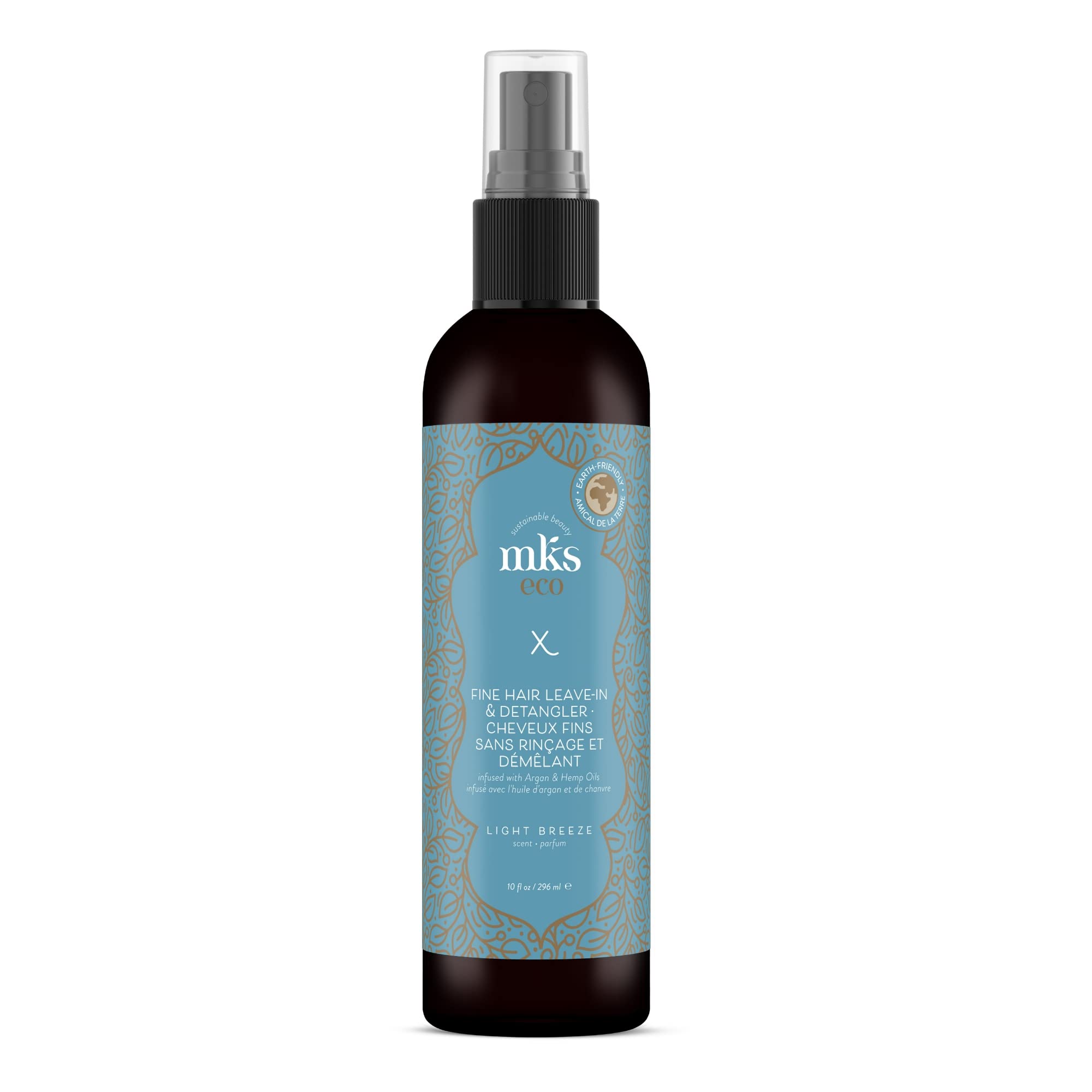 Tratamiento Sin Enjuague Y Desenredante Earthly Body Mks Eco X Fine Hair - Venta Internacional.