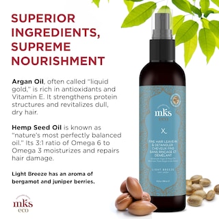 Foto 4 | Tratamiento Sin Enjuague Y Desenredante Earthly Body Mks Eco X Fine Hair - Venta Internacional.