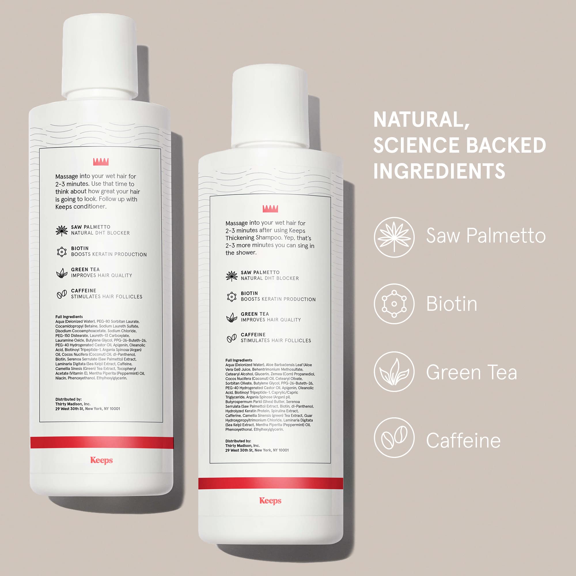 Foto 4 pulgar | Venta Internacional-Shampoo con Acondicionador Keeps 2 Piezas