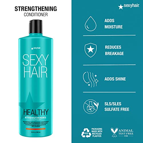 Foto 4 pulgar | Venta Internacional - Acondicionador Antiroturas Sexyhair Healthy Strengthening,