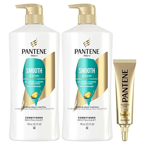 Foto 2 pulgar | Acondicionador Pantene Pro-v Smooth & Sleek, Paquete Doble - Venta Internacional.