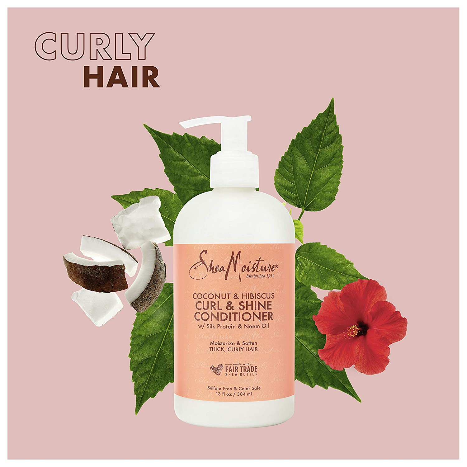 Foto 6 pulgar | Acondicionador Sheamoisture Coconut & Hibiscus Curl 384 Ml - Venta Internacional.