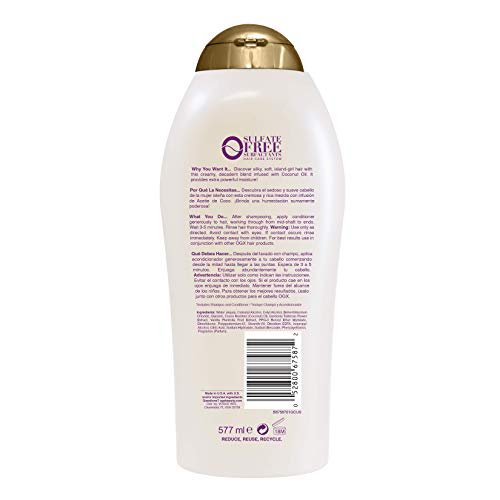 Foto 3 pulgar | Acondicionador Ogx Extra Strength Damage Remedy Coconut 750 Ml - Venta Internacional.