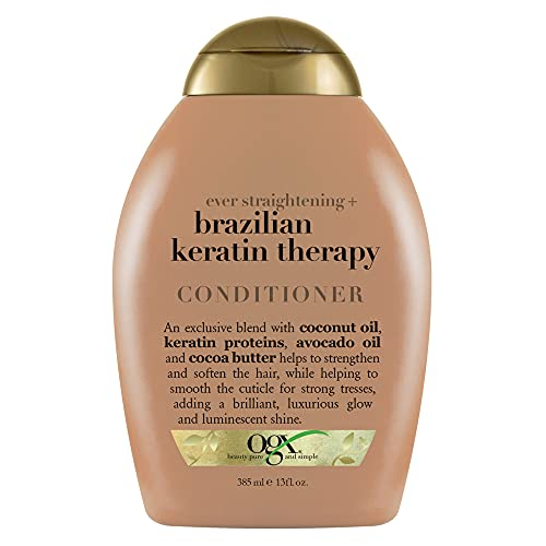 Foto 2 pulgar | Acondicionador Ogx Ever Straitening Brazilian Keratin 385 Ml - Venta Internacional.