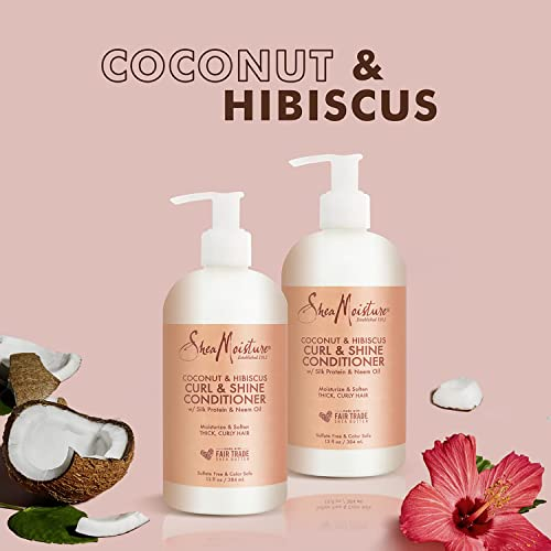 Foto 4 pulgar | Acondicionador Sheamoisture Curl And Shine Coconut 384 Ml, Paquete De 2 - Venta Internacional.