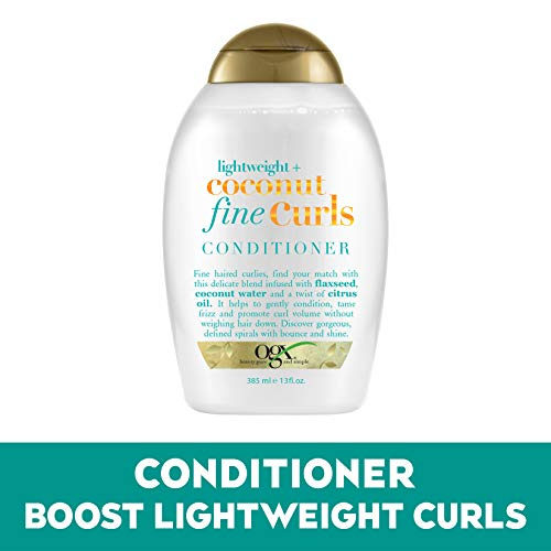 Foto 4 pulgar | Acondicionador Ogx Lightweight Coconut Fine Curls 385 Ml - Venta Internacional.