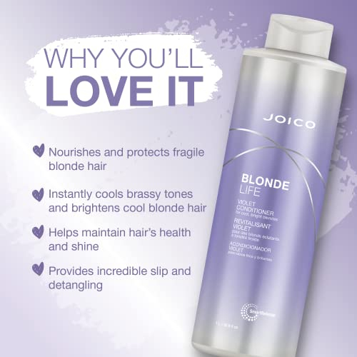 Foto 3 pulgar | Acondicionador Joico Blonde Life Violet 1l - Venta Internacional.