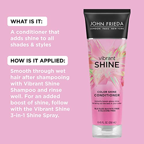 Foto 4 pulgar | Acondicionador John Frieda Vibrant Shine 250 Ml Con Aceite De Rosa Mosqueta - Venta Internacional.