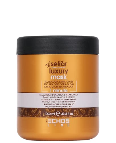 Mascarilla Hidratante Echos Line Seliàr Luxury Para Cabello Seco 1000 - Venta Internacional.