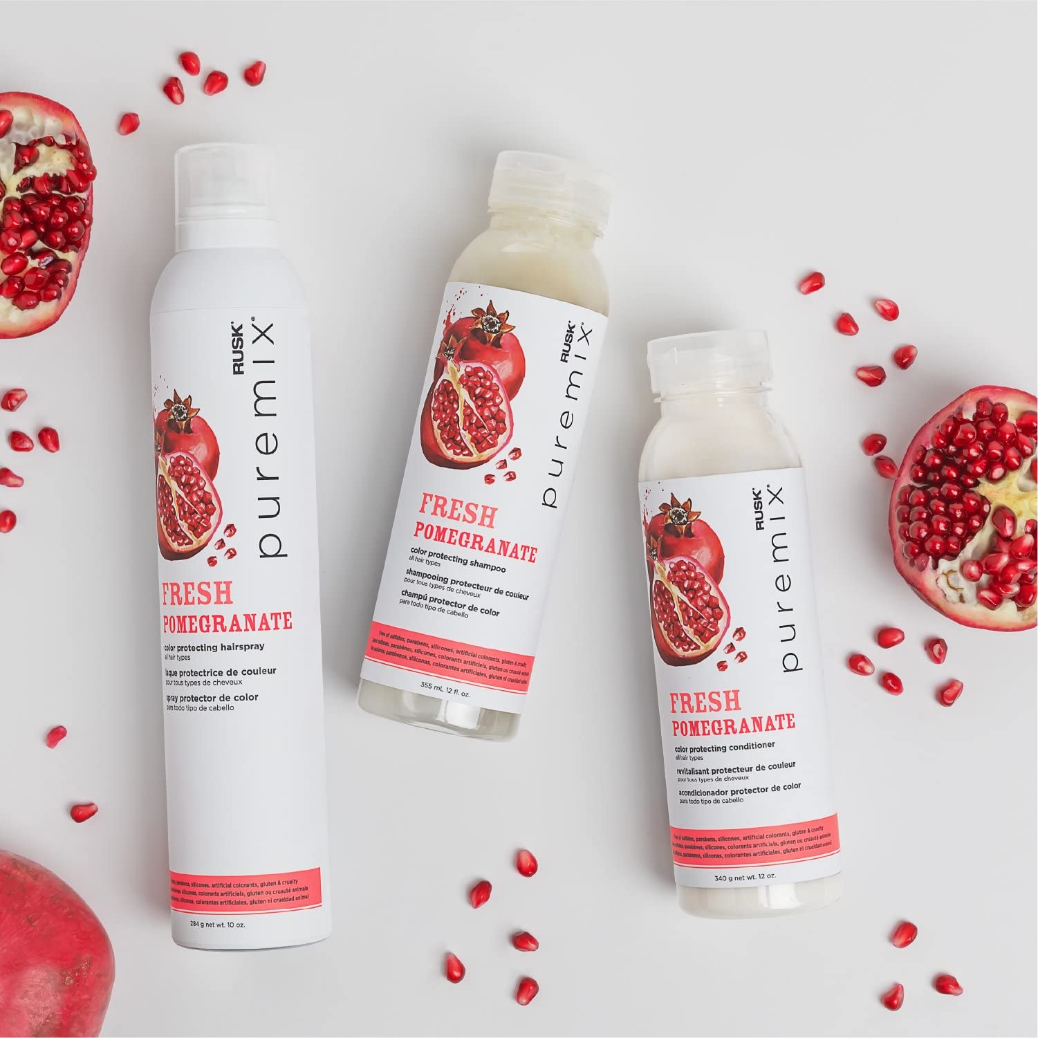 Foto 3 | Acondicionador Rusk Puremix Fresh Pomegranate Colour Protector  - Venta Internacional.