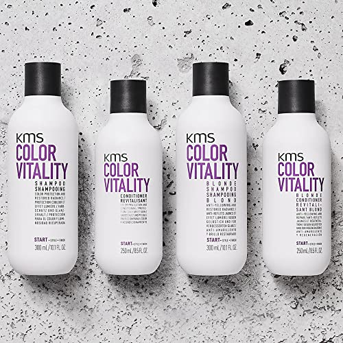 Foto 8 pulgar | Acondicionador Kms Colorvitality Blonde Illuminating Purple 750 - Venta Internacional.