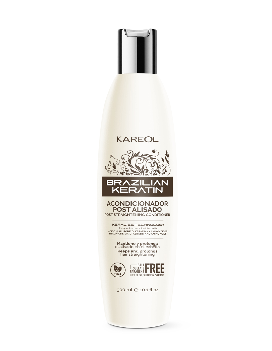 Foto 2 pulgar | Acondicionador Kareol Post Alisado Brazilian Keratin 300 Ml