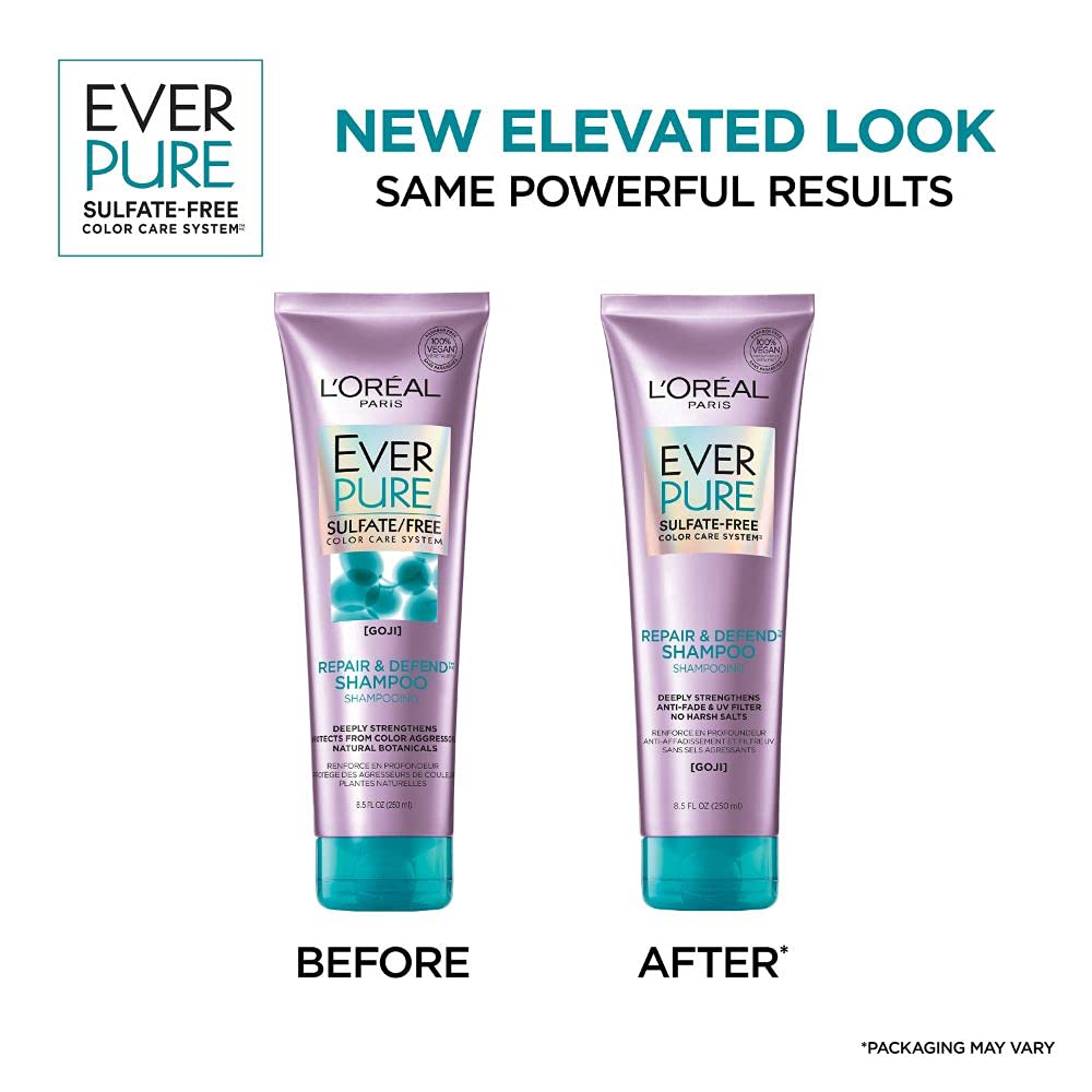 Foto 3 pulgar | Acondicionador L'oreal Paris Everpure Repair & Defend 250 ml - Venta Internacional