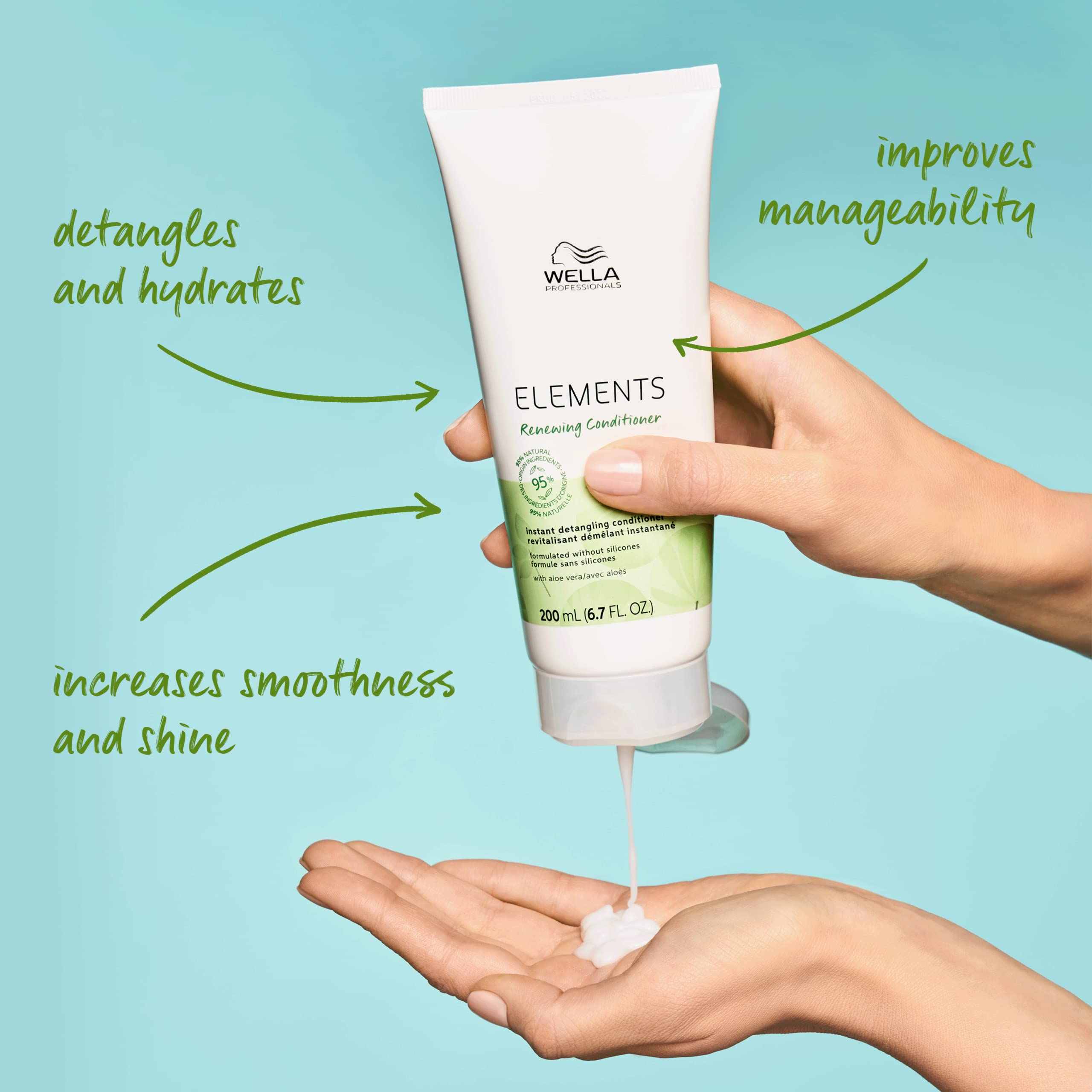 Foto 4 pulgar | Acondicionador Wella Professionals Elements Gentle Renewing - Venta Internacional