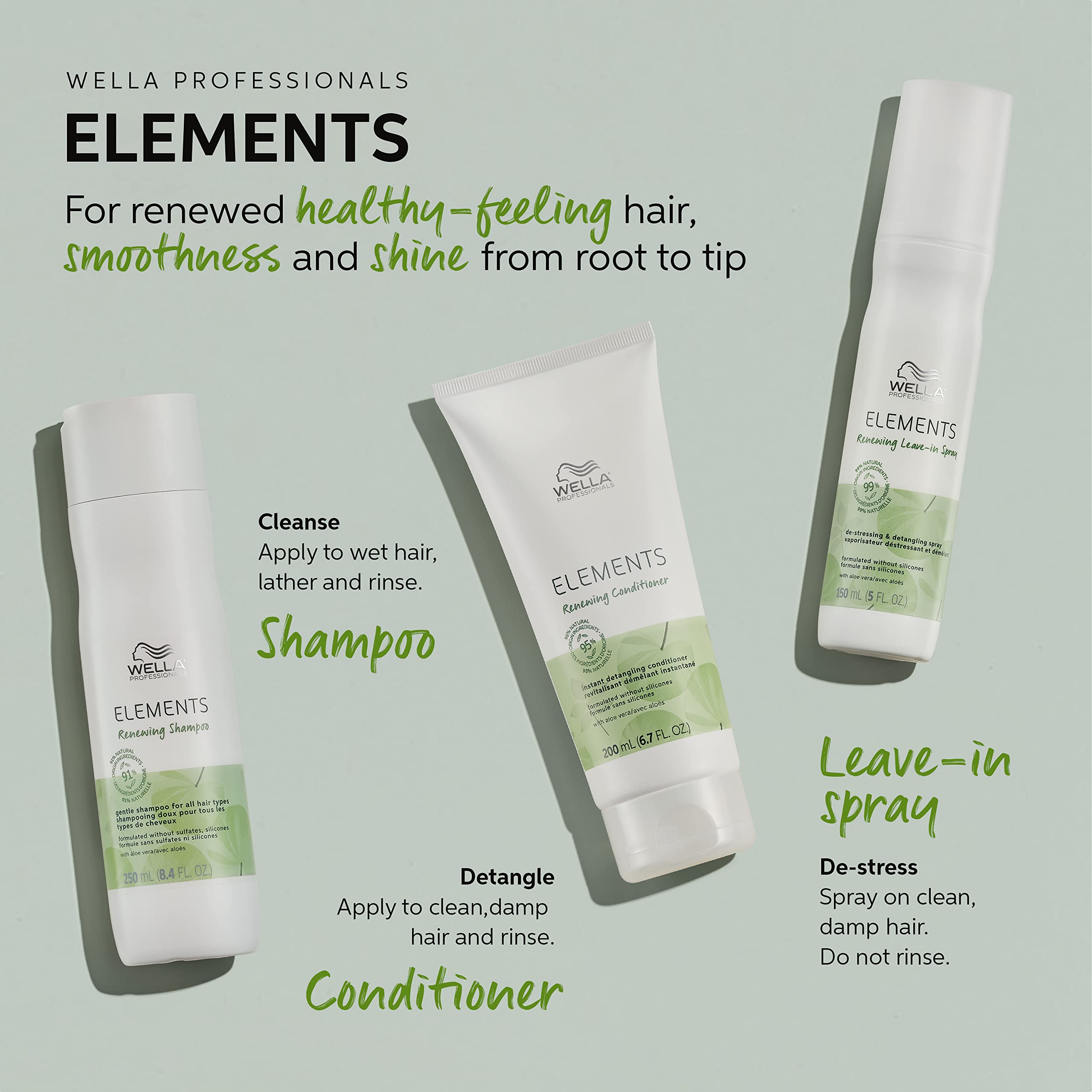 Foto 7 pulgar | Acondicionador Wella Professionals Elements Gentle Renewing - Venta Internacional