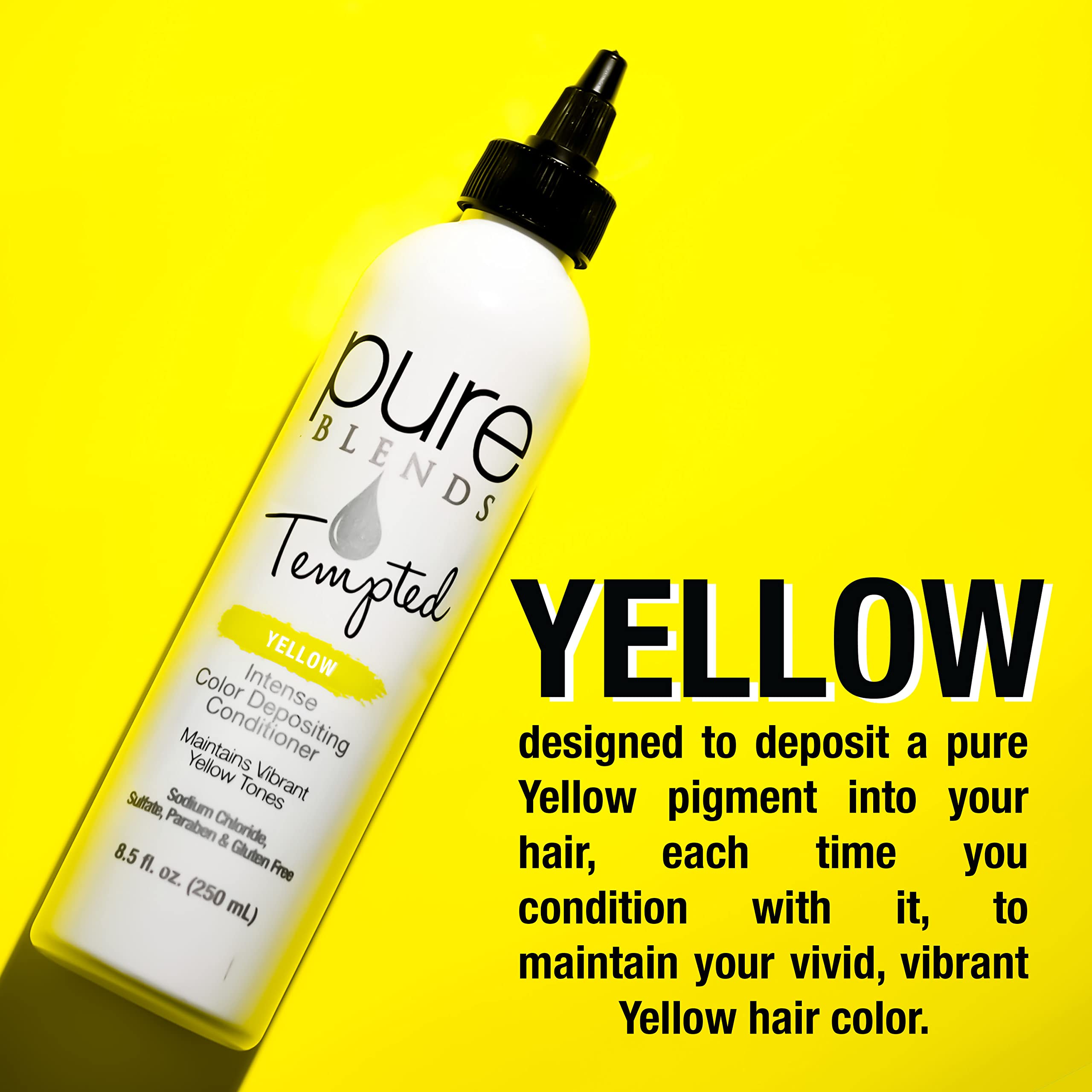 Foto 3 pulgar | Acondicionador Pure Blends Tempted Yellow Intense 250 Ml - Venta Internacional