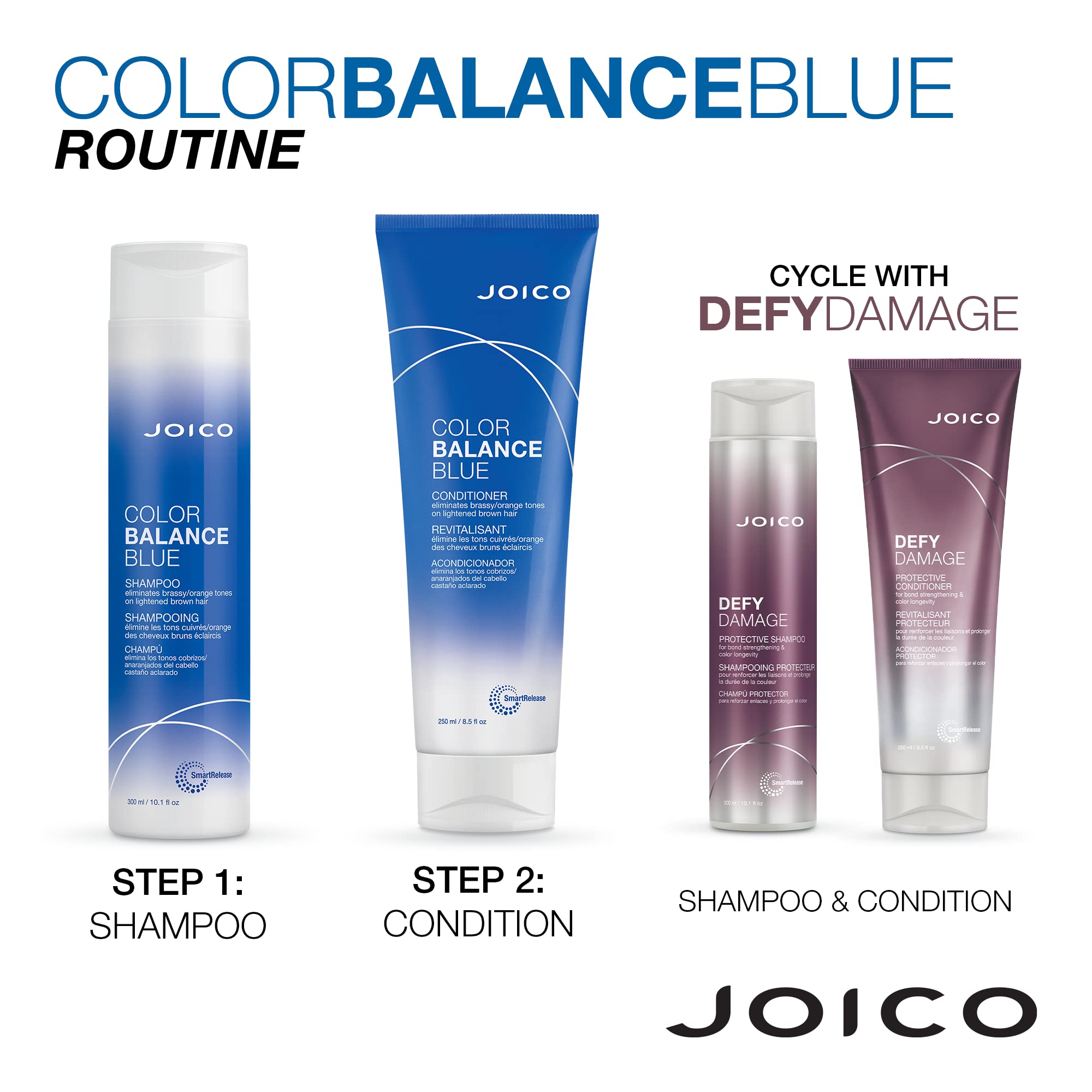 Foto 7 pulgar | Acondicionador Joico Color Balance Blue - Venta Internacional