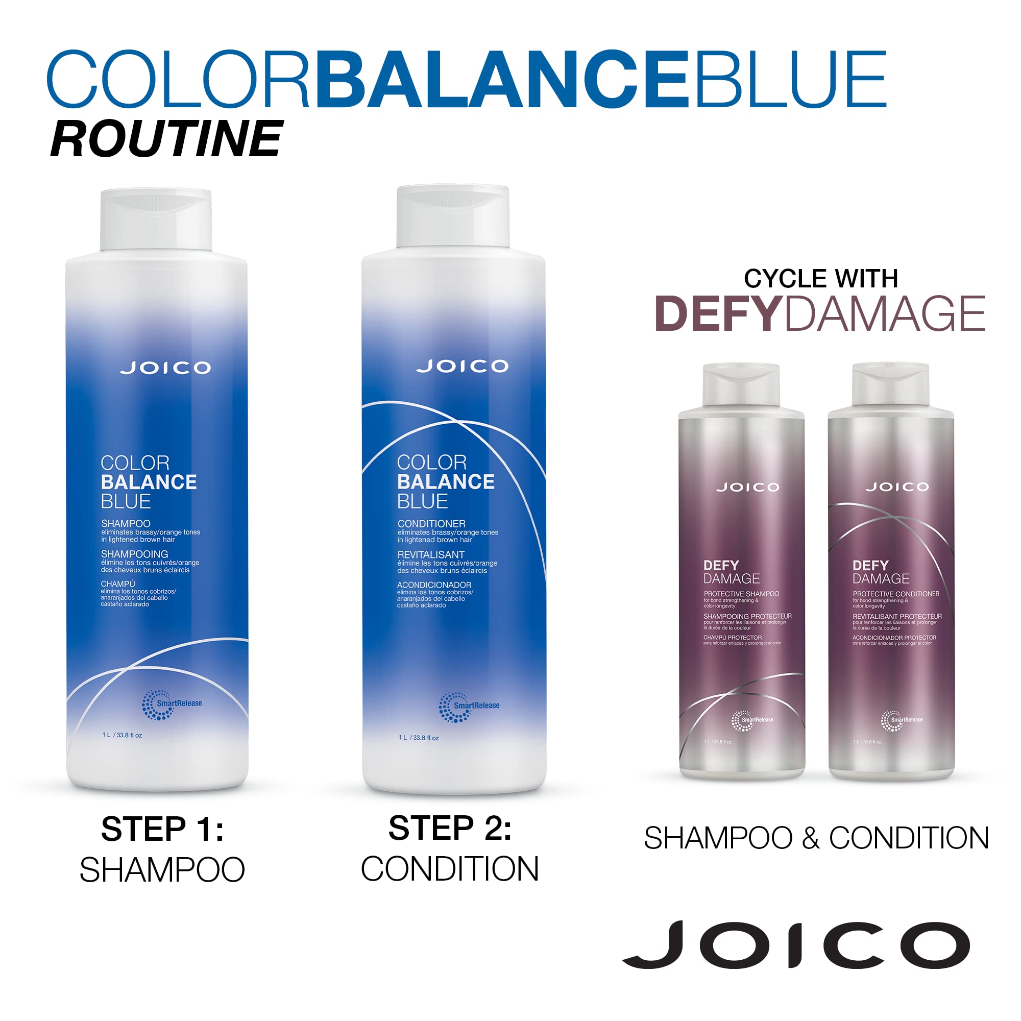 Foto 7 pulgar | Acondicionador Joico Color Balance Blue - Venta Internacional