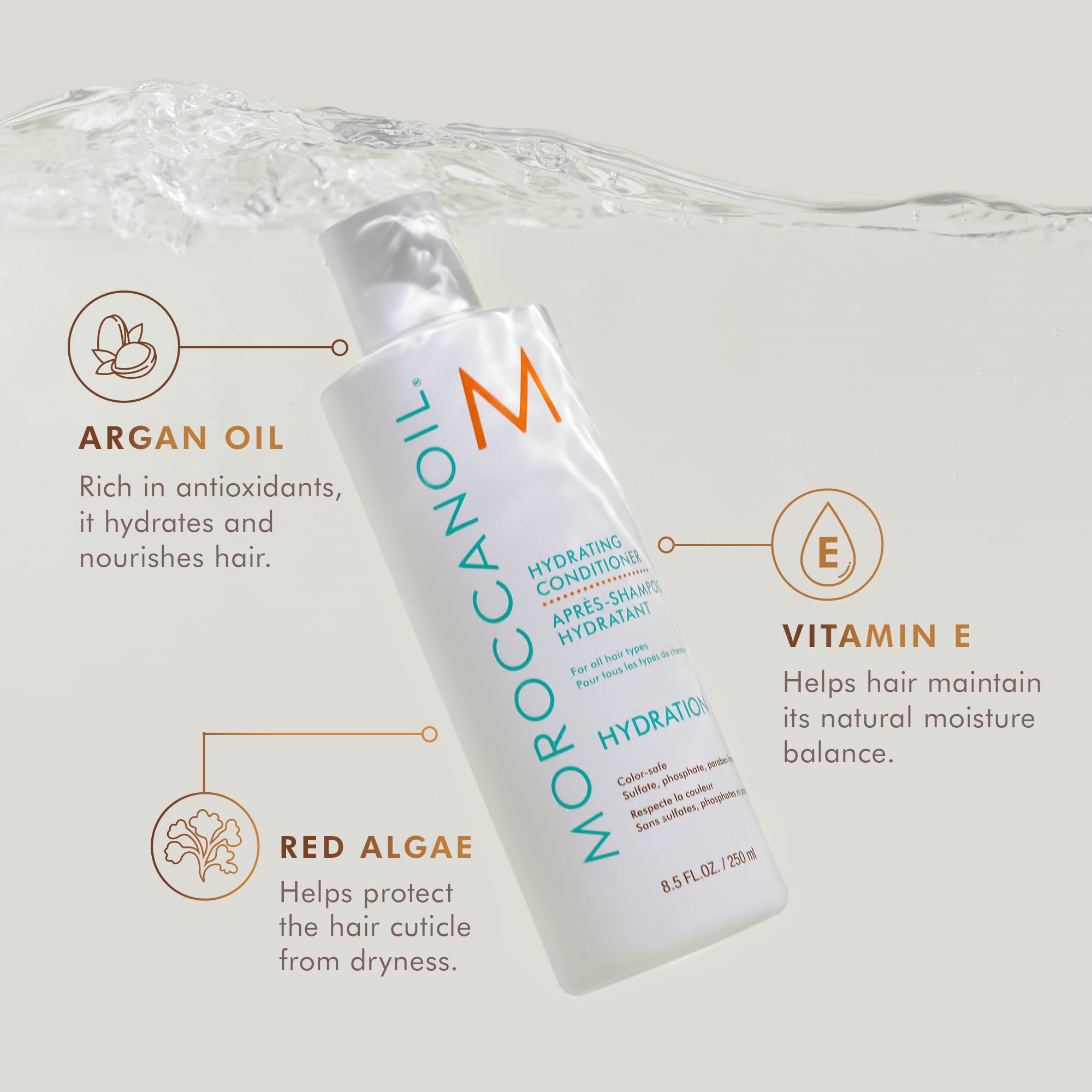Foto 3 pulgar | Acondicionador Moroccanoil Hidratante 250 Ml Para Cabello Normal A Seco - Venta Internacional.