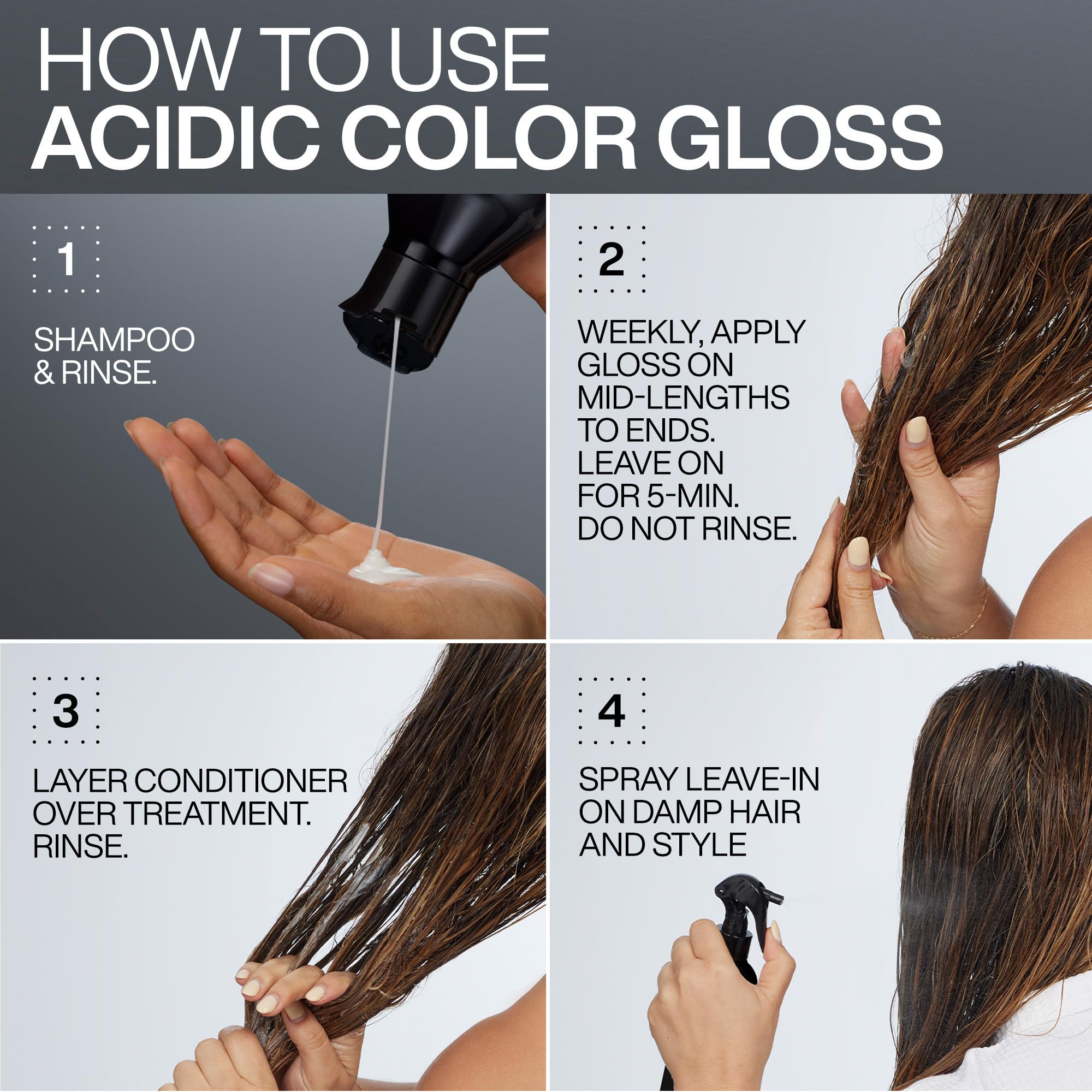 Foto 5 pulgar | Acondicionador Redken Acidic Color Gloss Para Cabello Teñido - Venta Internacional.