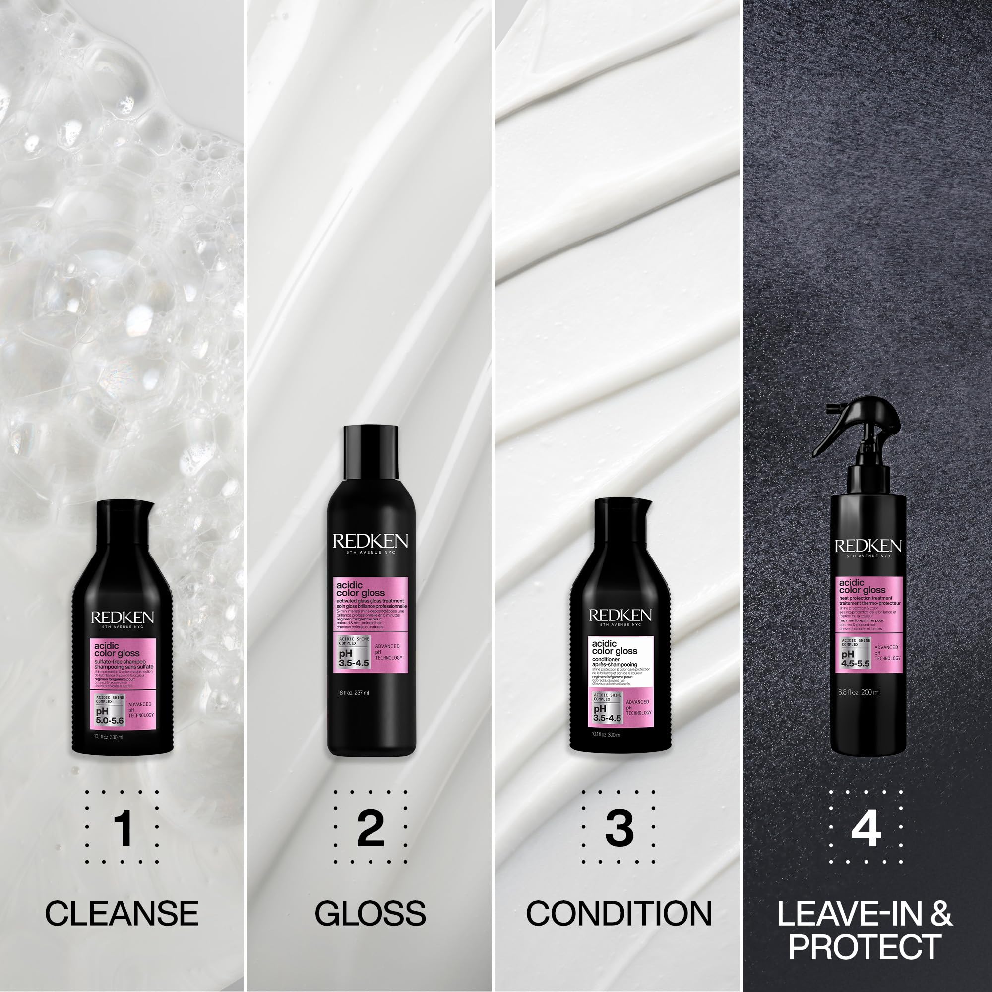 Foto 6 pulgar | Acondicionador Redken Acidic Color Gloss Para Cabello Teñido - Venta Internacional.