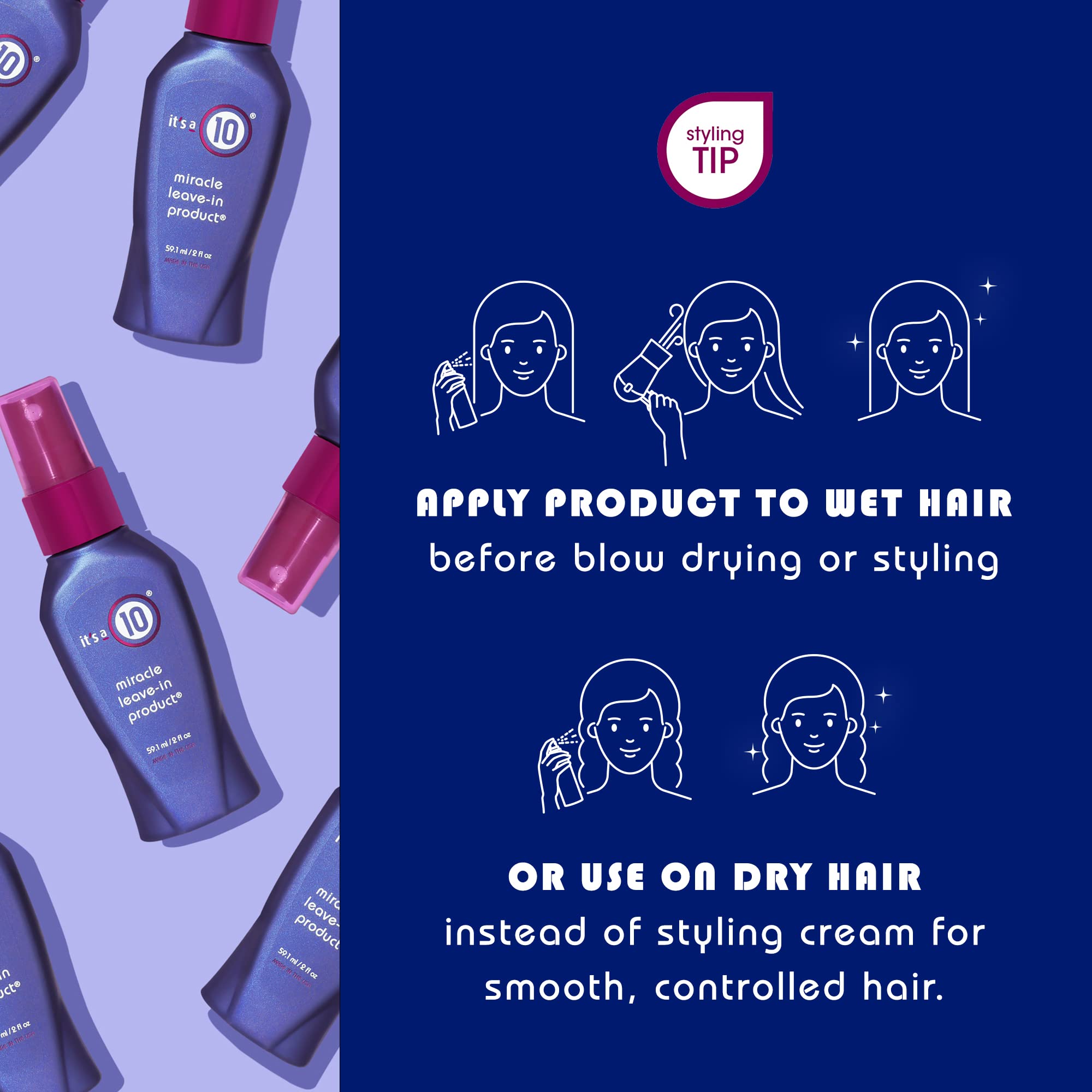 Foto 5 pulgar | Tratamiento Capilar Sin Enjuague Es Un Milagro Del Cuidado Del Cabello De 60 Ml X3 - Venta Internacional