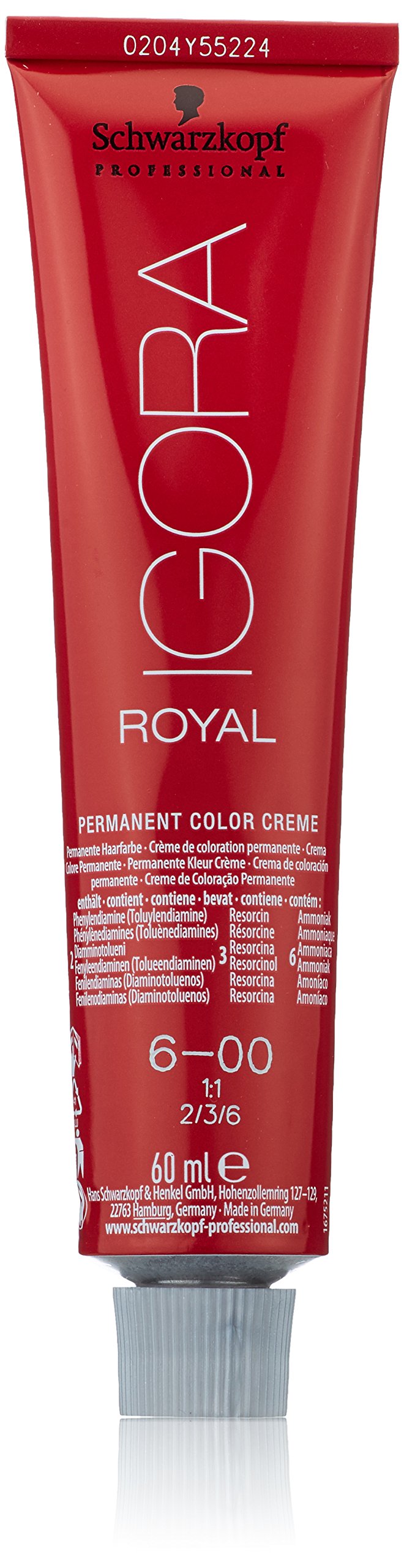 Foto 3 pulgar | Tinte Para El Cabello Schwarzkopf Royal Igora 6-00 60ml - Venta Internacional