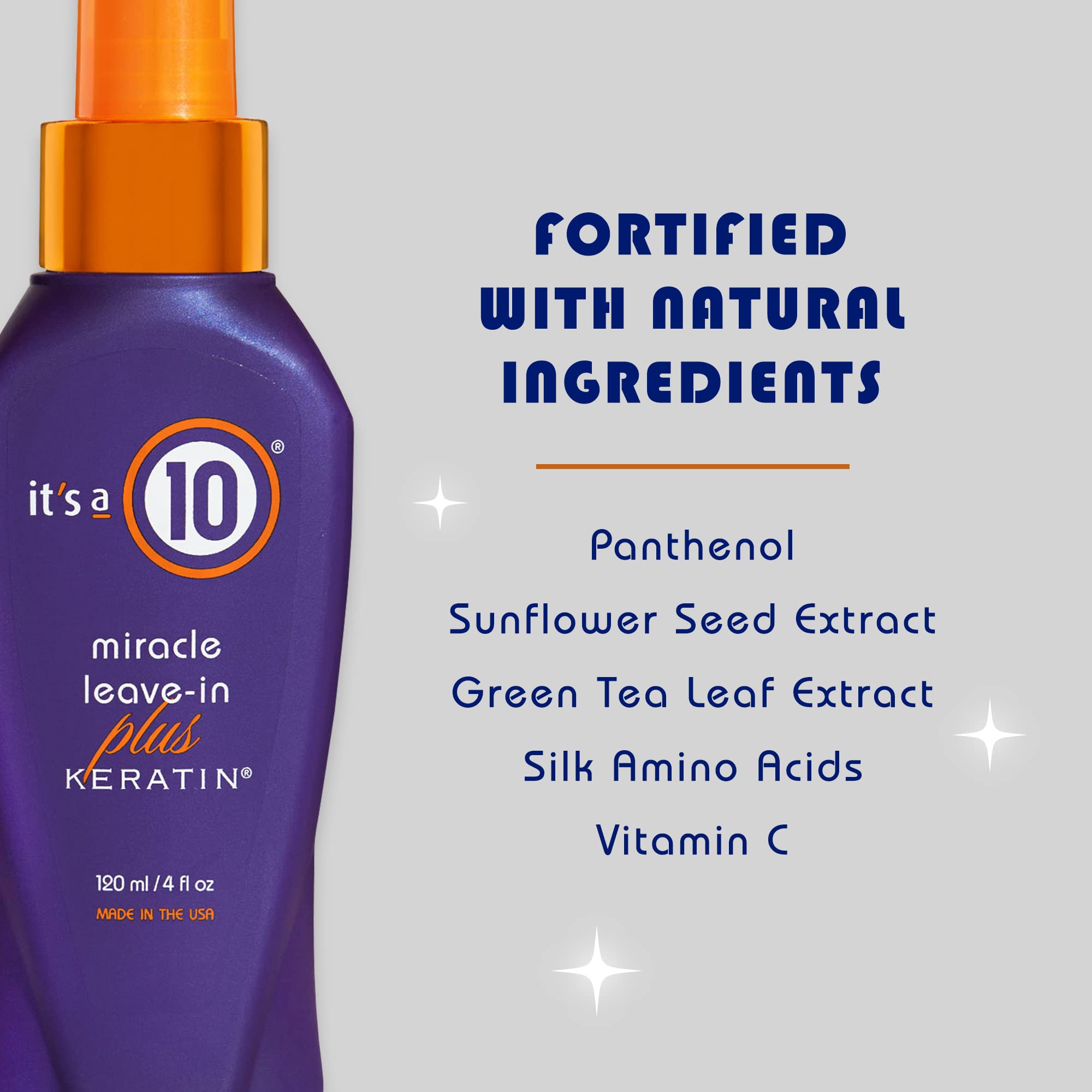 Foto 3 | Cuidado del Cabello It's a 10 Miracle Leave-in Plus Keratin 120 ml - Venta Internacional