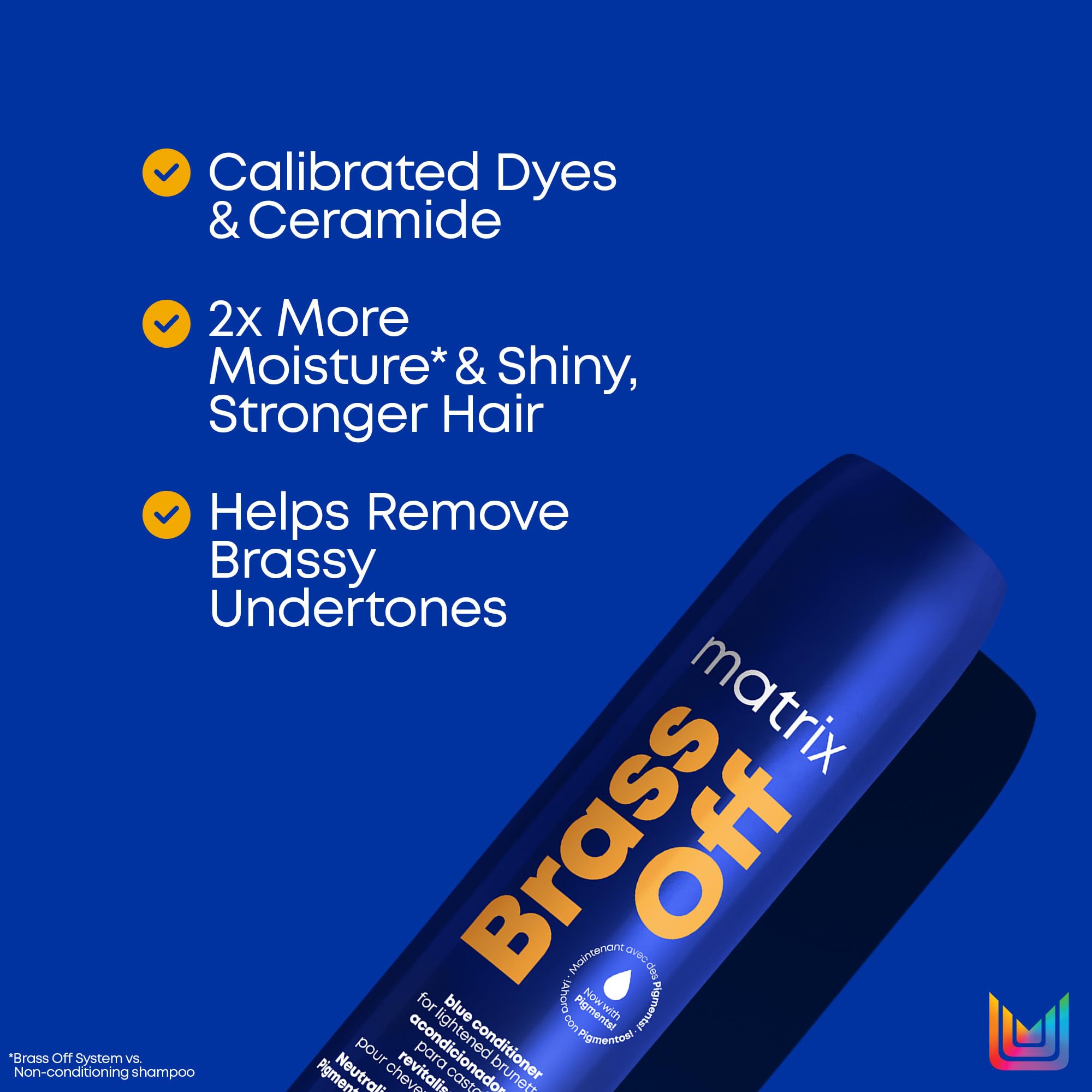 Foto 5 | Acondicionador Matrix Brass Off Color Off Blue Depositing Vegan - Venta Internacional