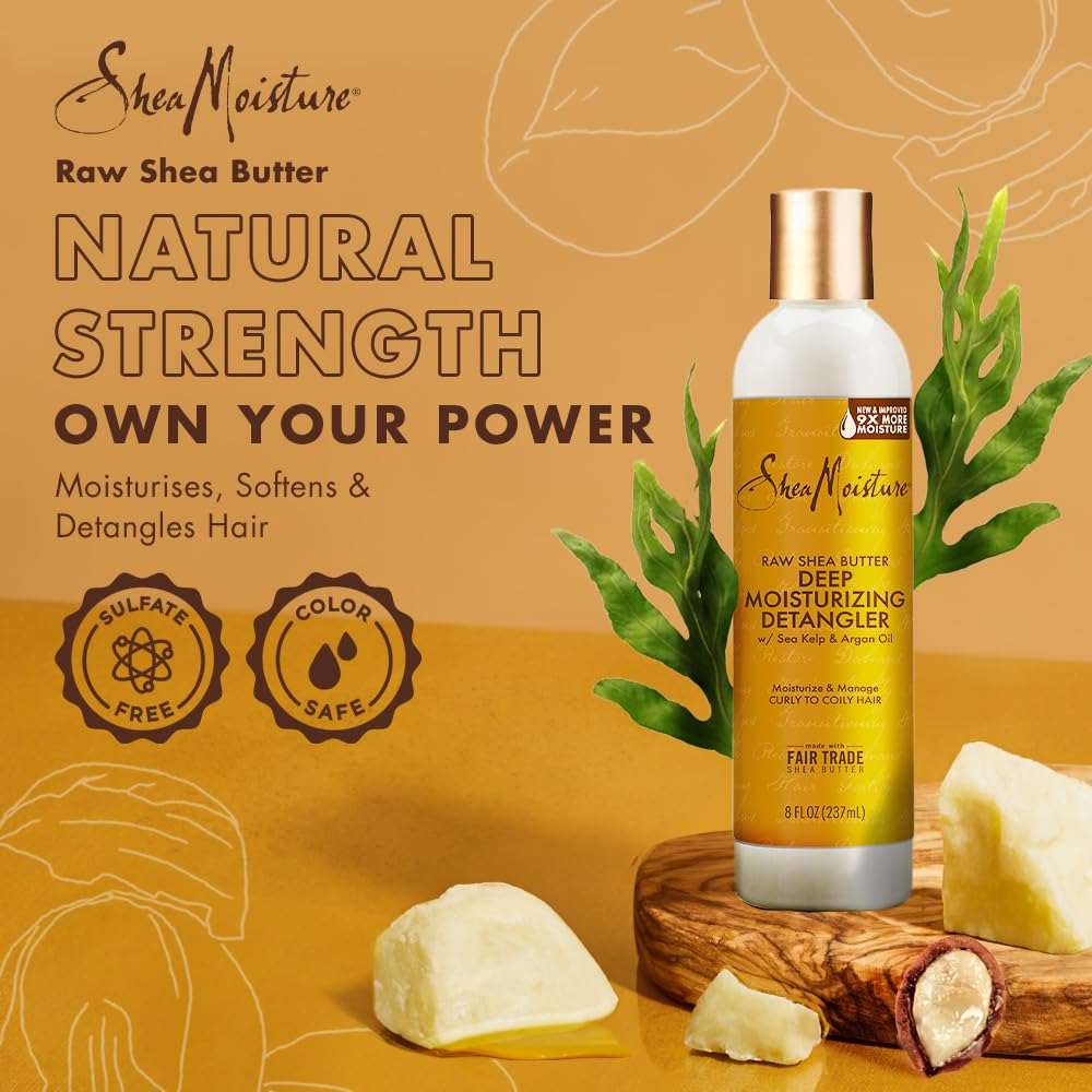 Foto 4 pulgar | Crema para Peinar Sheamoisture Raw Shea Butter 237 Ml - Venta Internacional