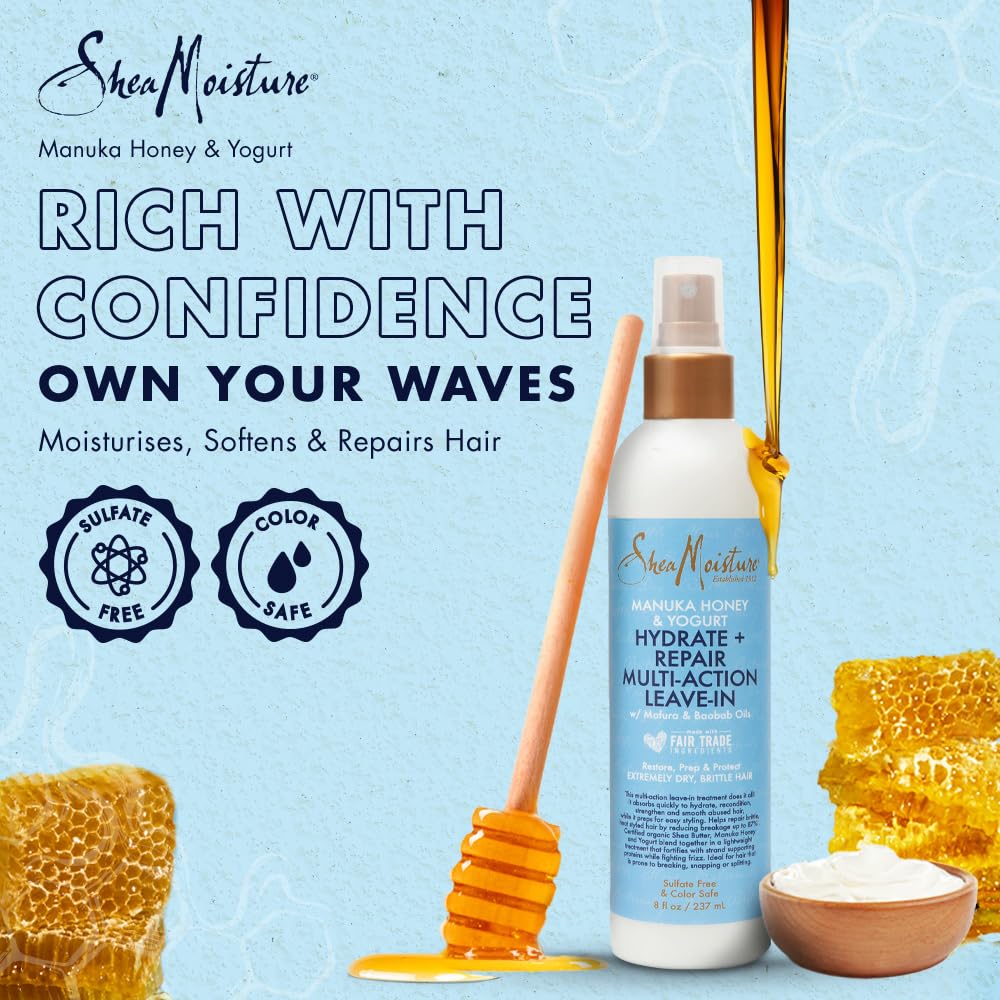 Foto 3 | Tratamiento sin Enjuague SheaMoisture 237 Ml - Venta Internacional