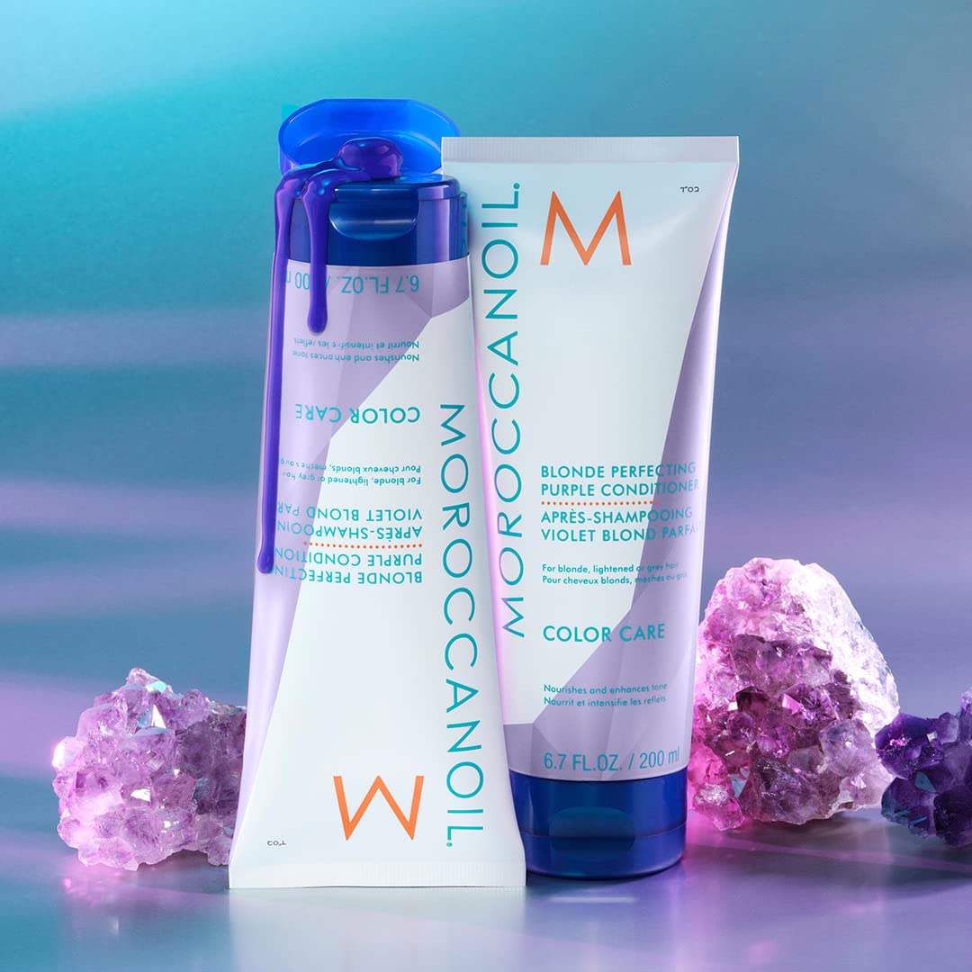 Foto 4 pulgar | Acondicionador Moroccanoil Blonde Perfecting Purple 200 Ml - Venta Internacional.