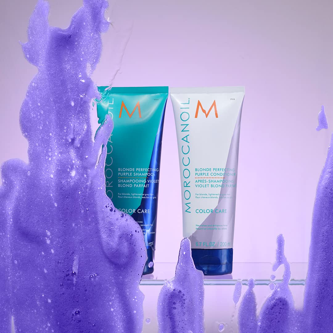 Foto 5 pulgar | Acondicionador Moroccanoil Blonde Perfecting Purple 200 Ml - Venta Internacional.