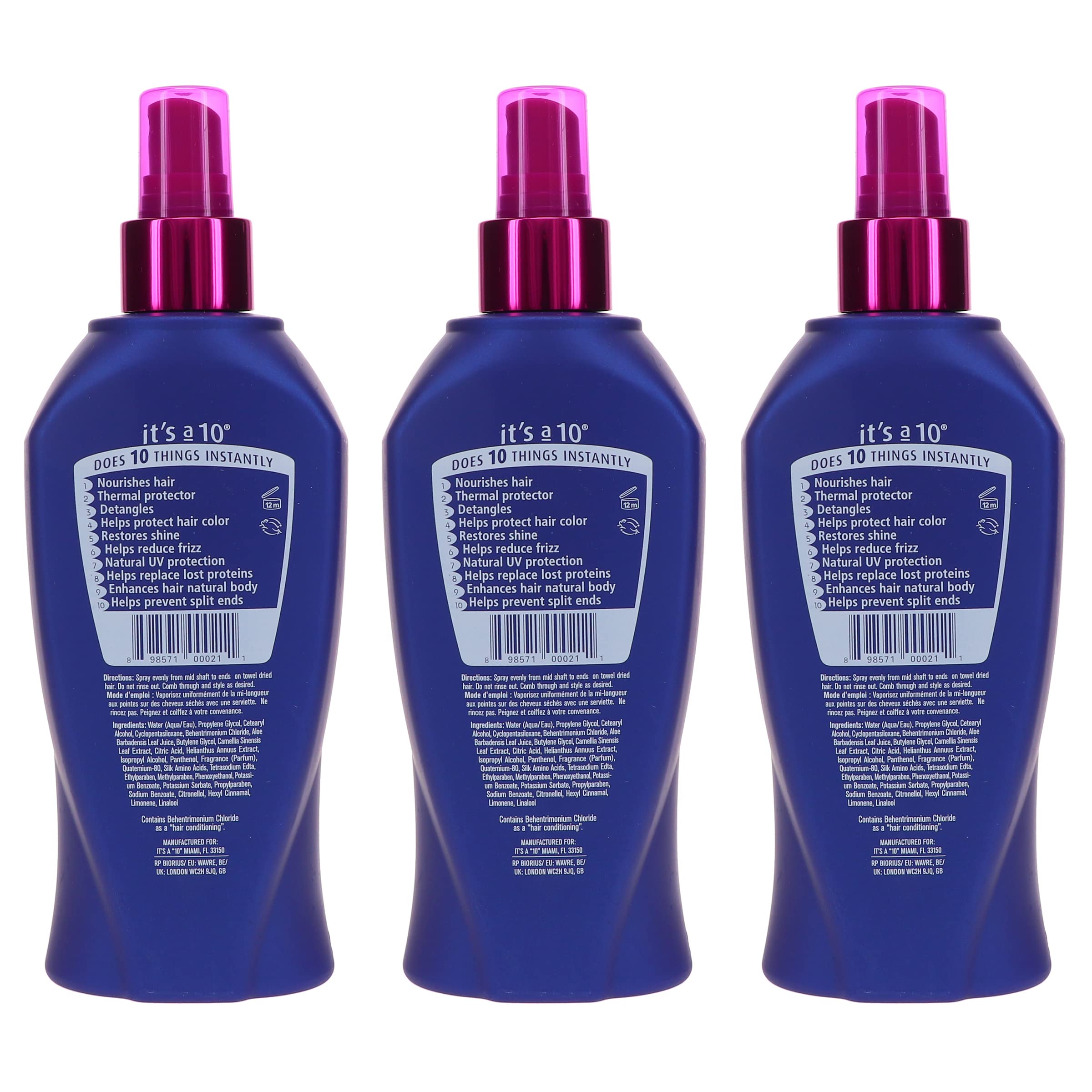 Foto 4 | Tratamiento Capilar It's A 10 Miracle Leave-in 300 Ml- Venta Internacional